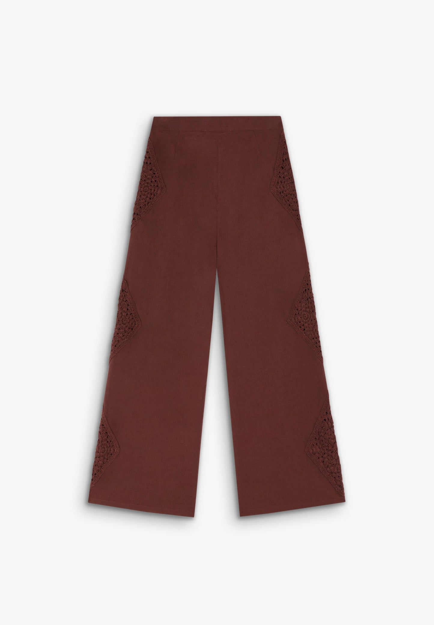 CULOTTE TROUSERS WITH CROCHET DETAIL