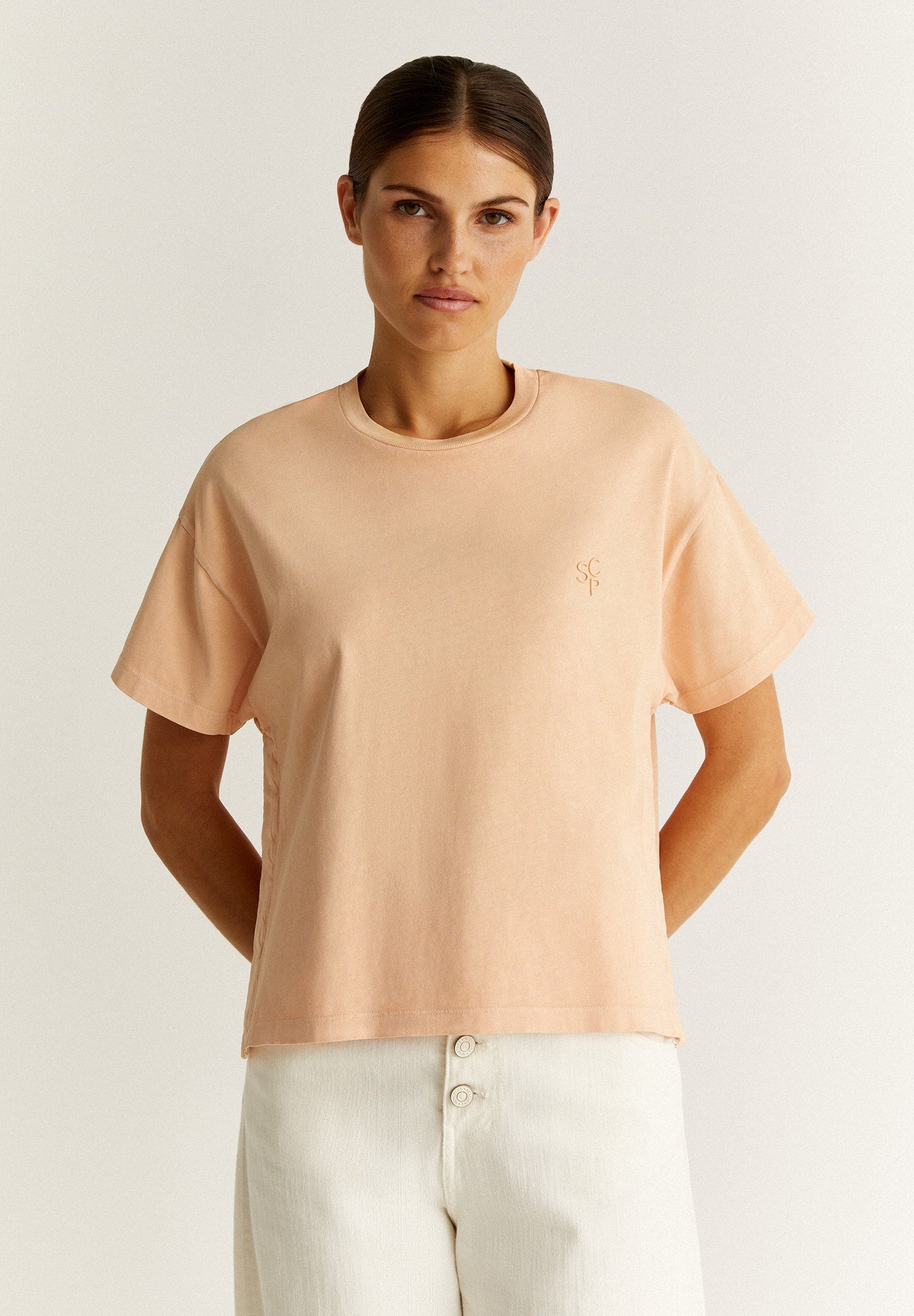 T-SHIRT WITH SIDE SNAP BUTTONS