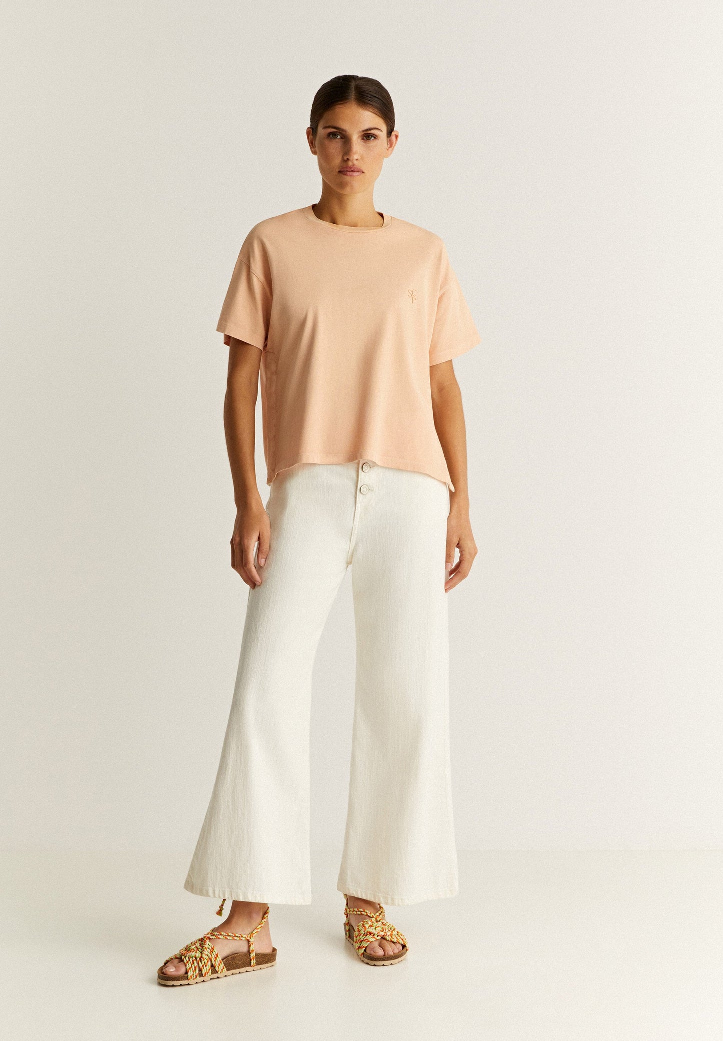 T-SHIRT WITH SIDE SNAP BUTTONS