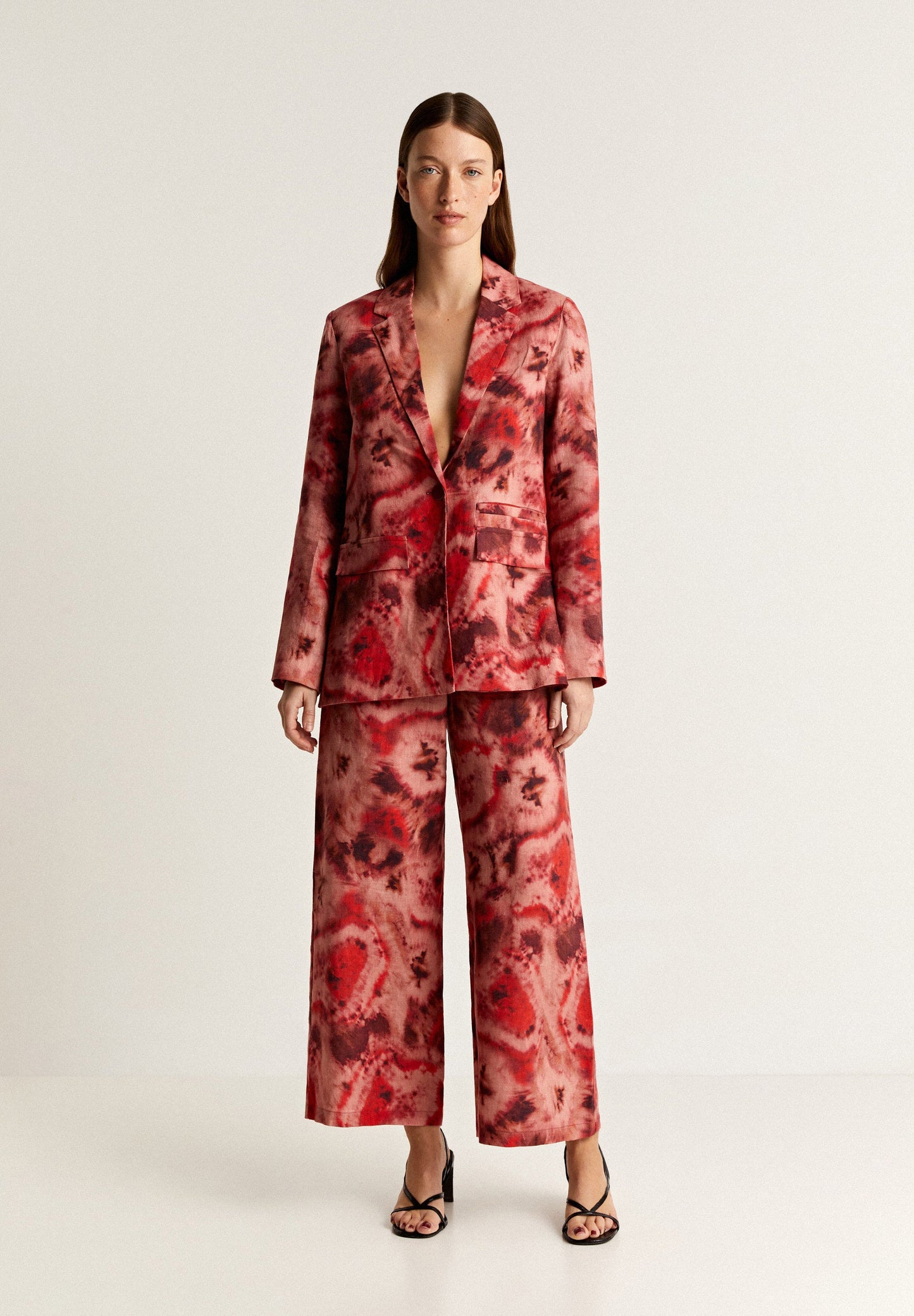 TIE-DYE LINEN CULOTTES