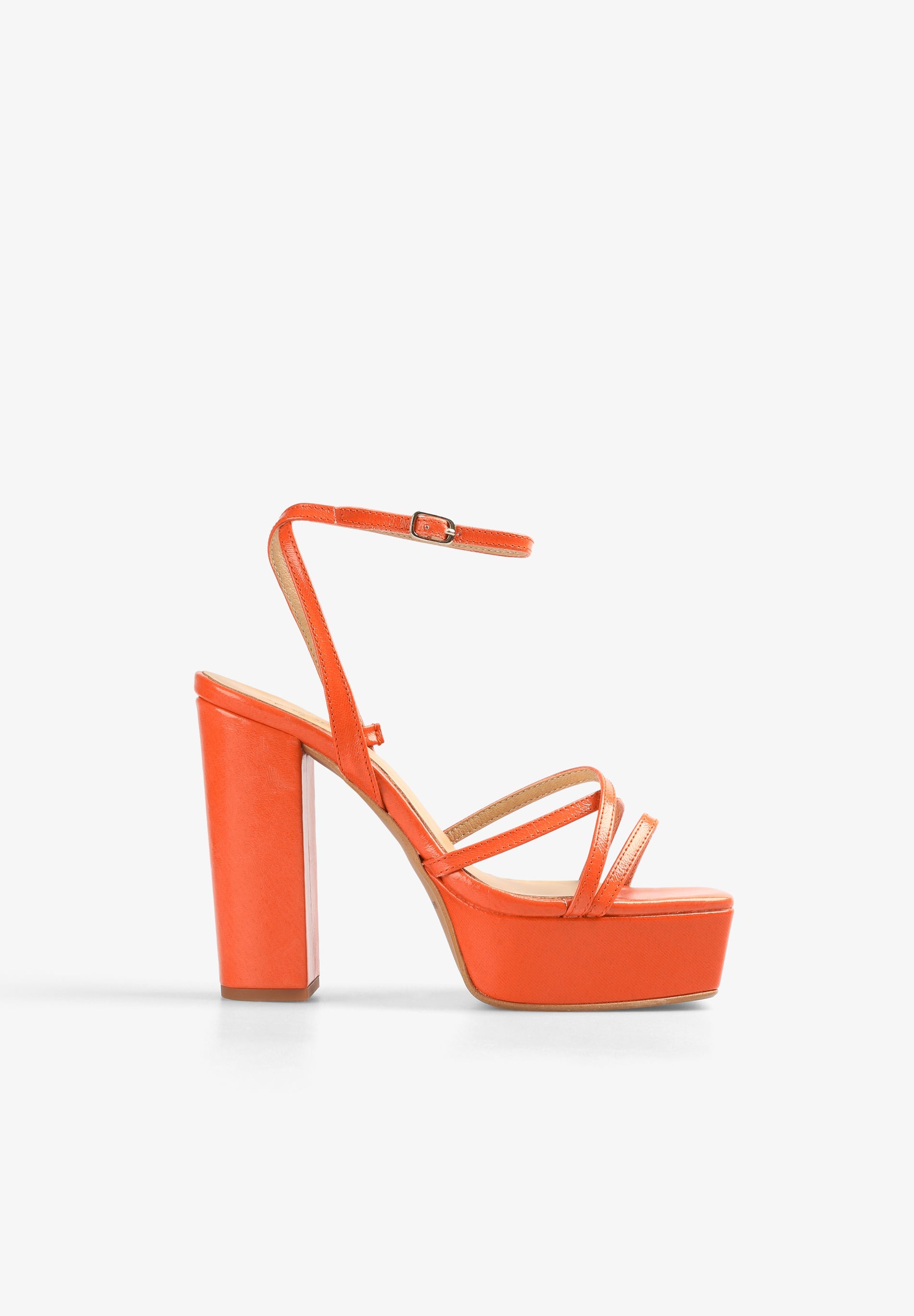 PLATFORM HEELED SANDALS