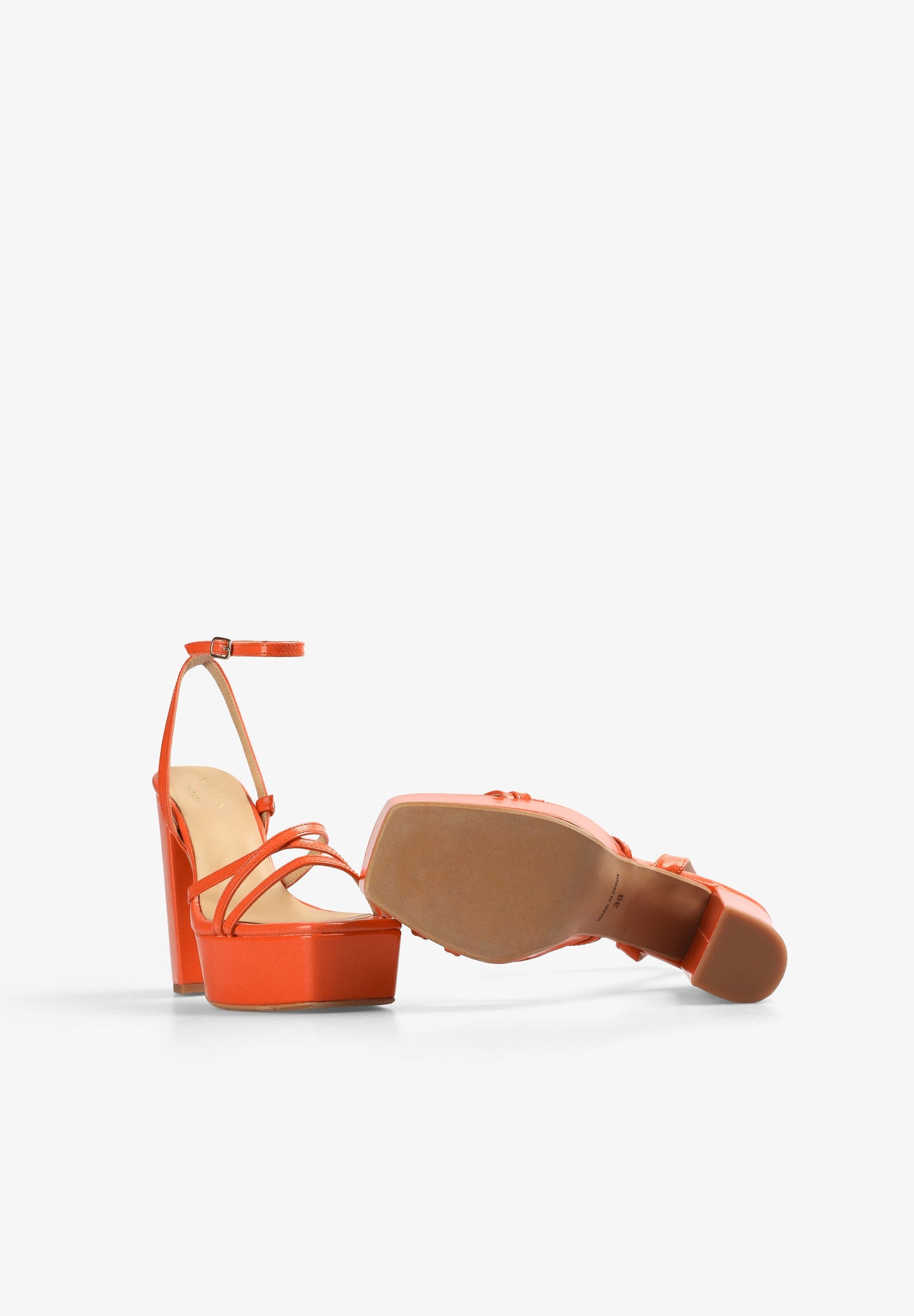 PLATFORM HEELED SANDALS