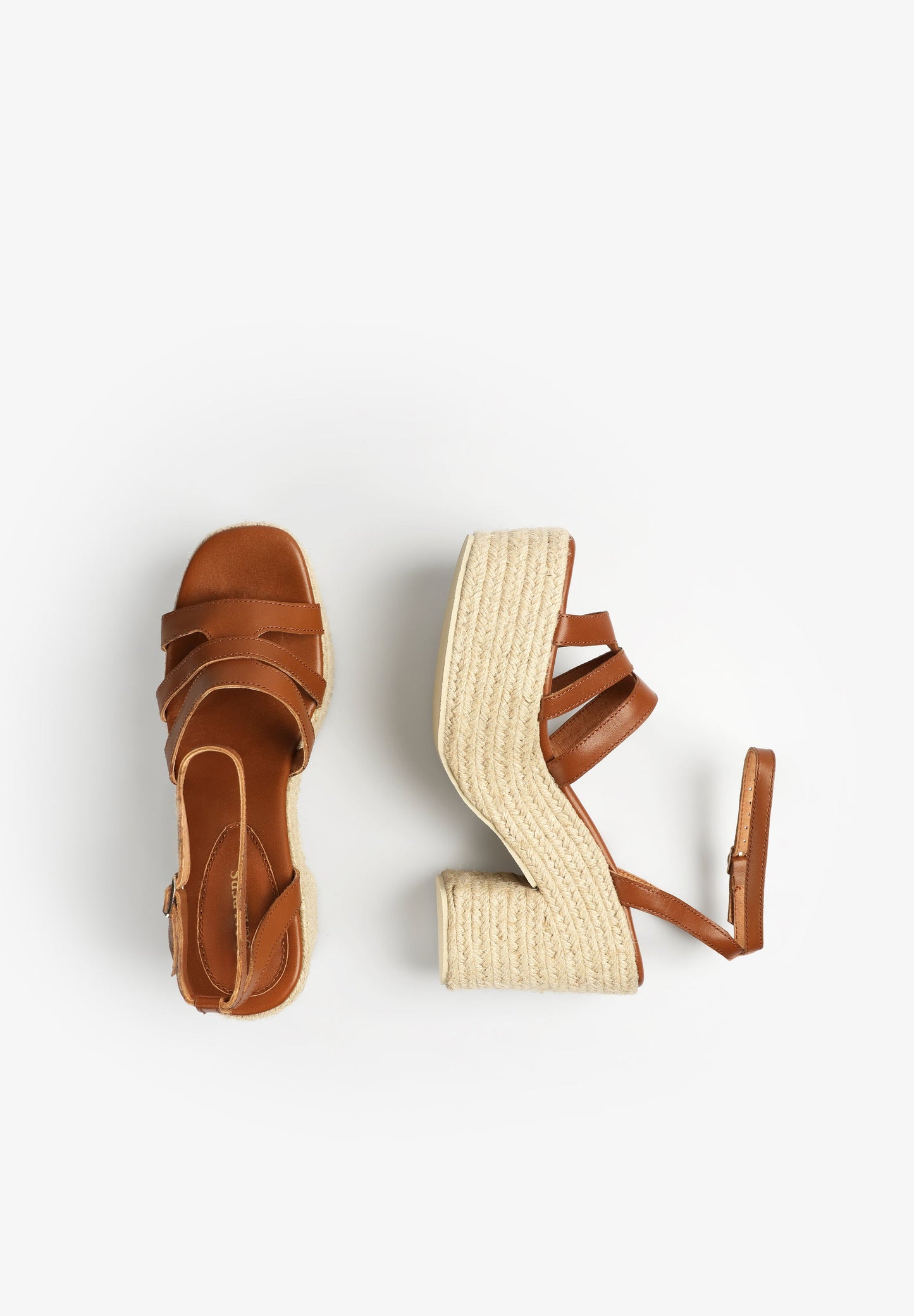 JUTE HEELED SANDALS