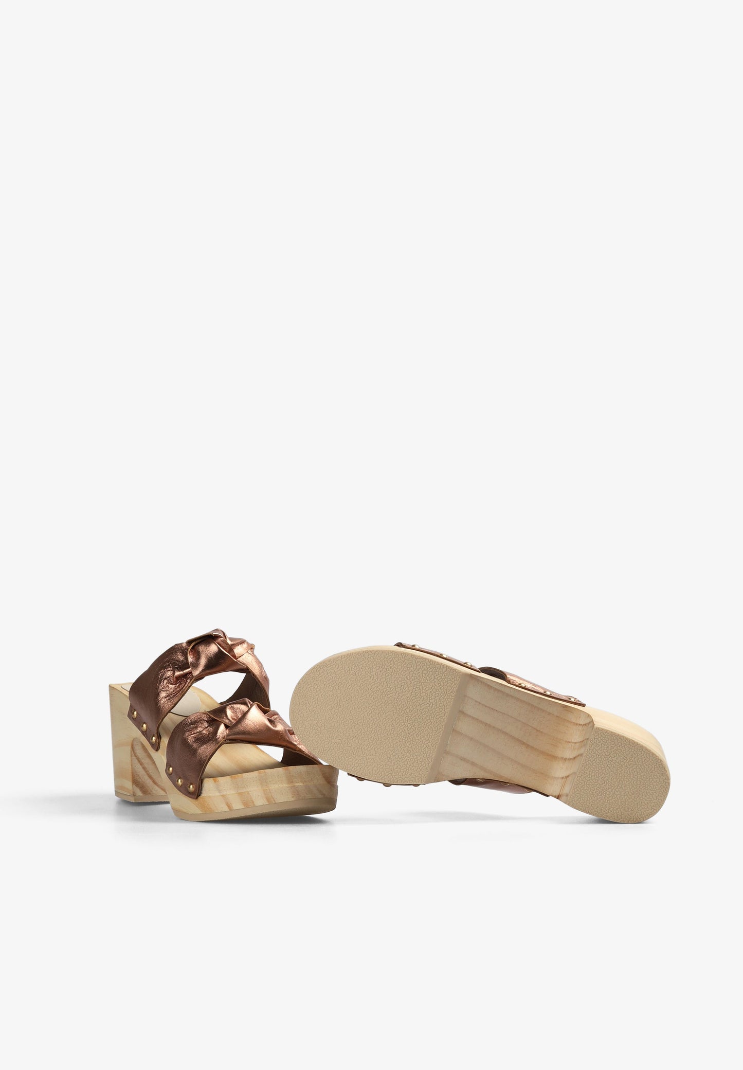 HIGH-HEEL SANDALS WITH KNOTS