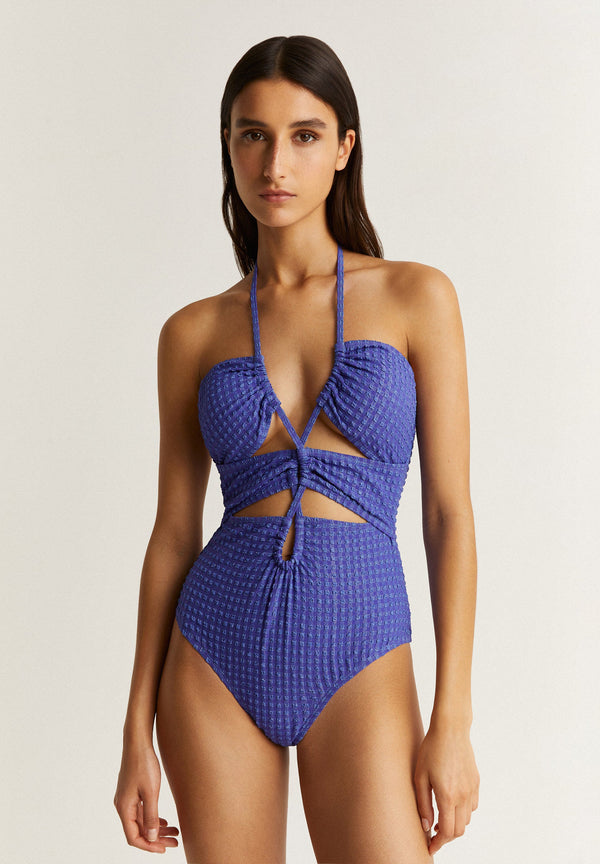 LUXE VICHY SWIMSUIT