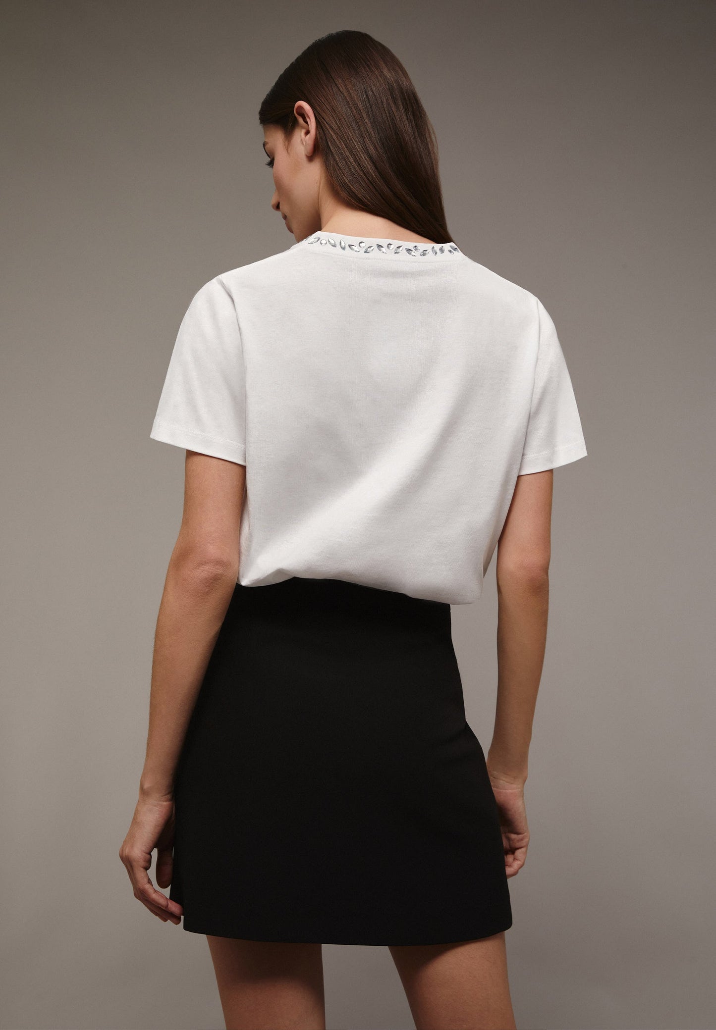 MINI SKIRT WITH ZIP DETAIL