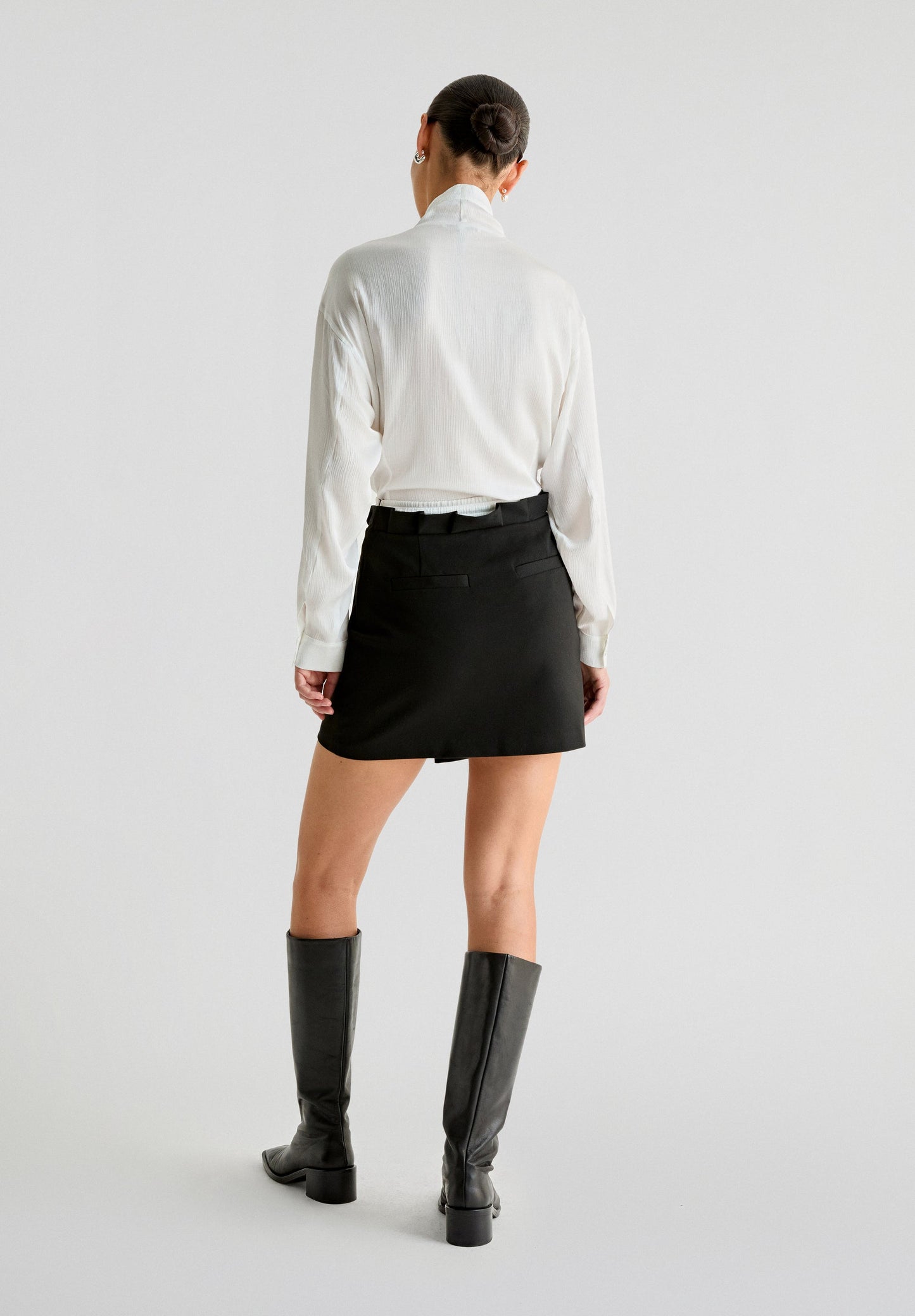 MINI SKIRT WITH BOX PLEATS