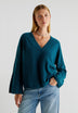 WOOL SWEATER WITH SLEEVE DETAIL