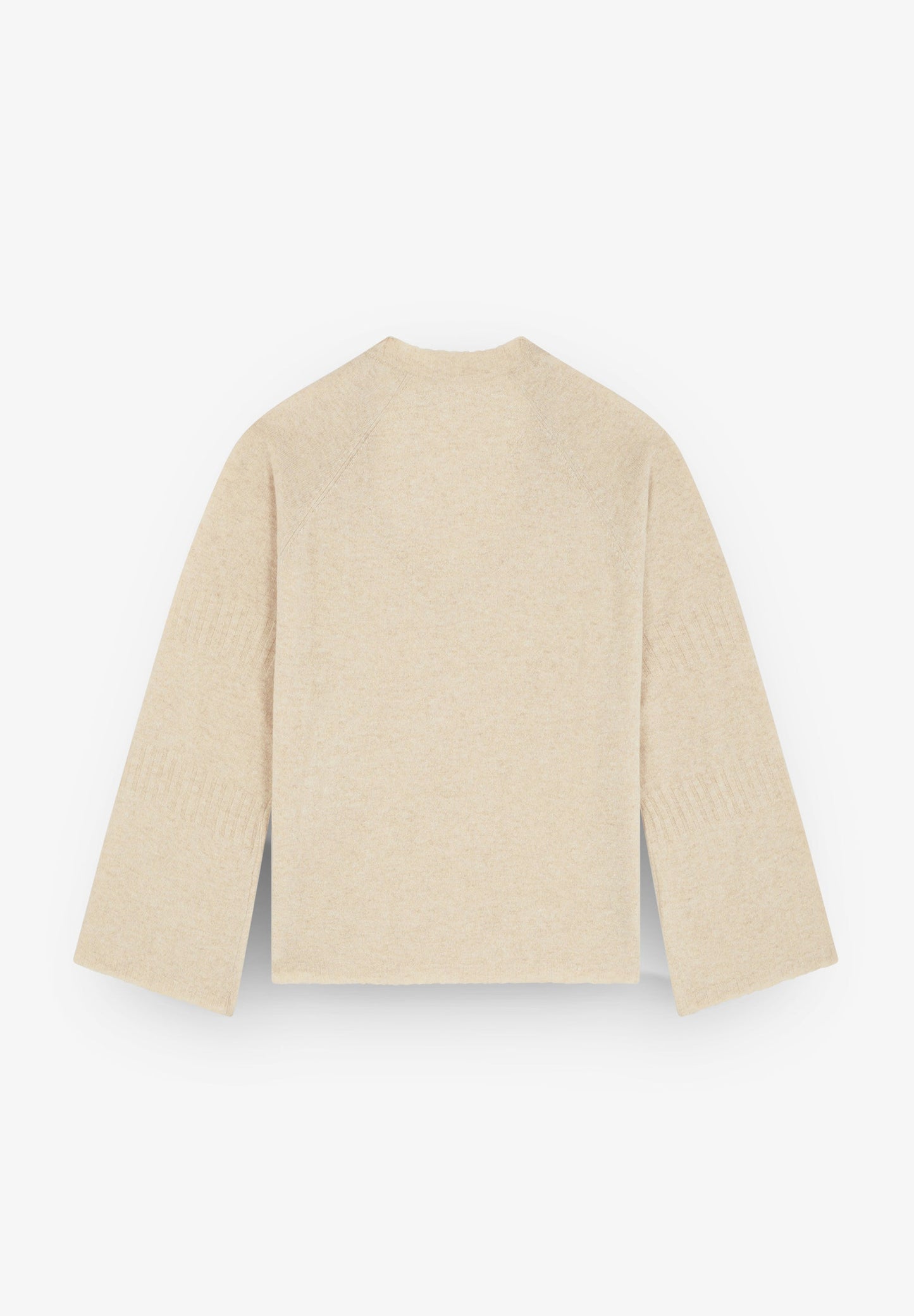 WOOL SWEATER WITH SLEEVE DETAIL