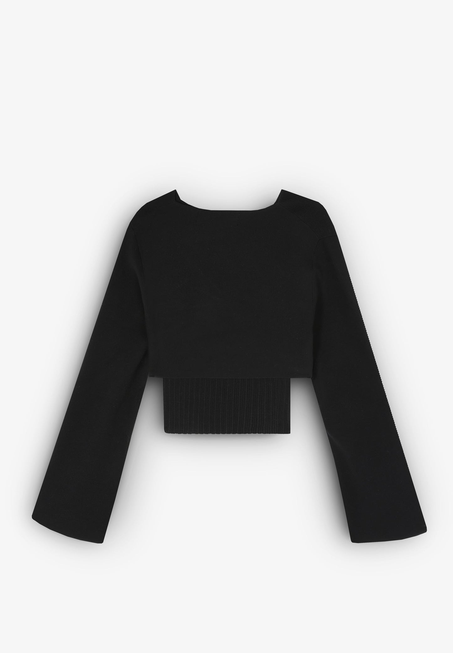 TOP WITH DETACHABLE SLEEVES