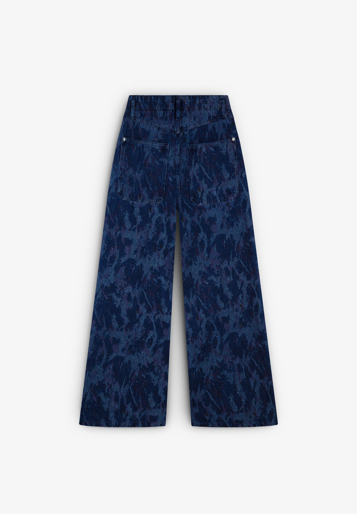 CULOTTE JEANS WITH SHIMMER DETAILS