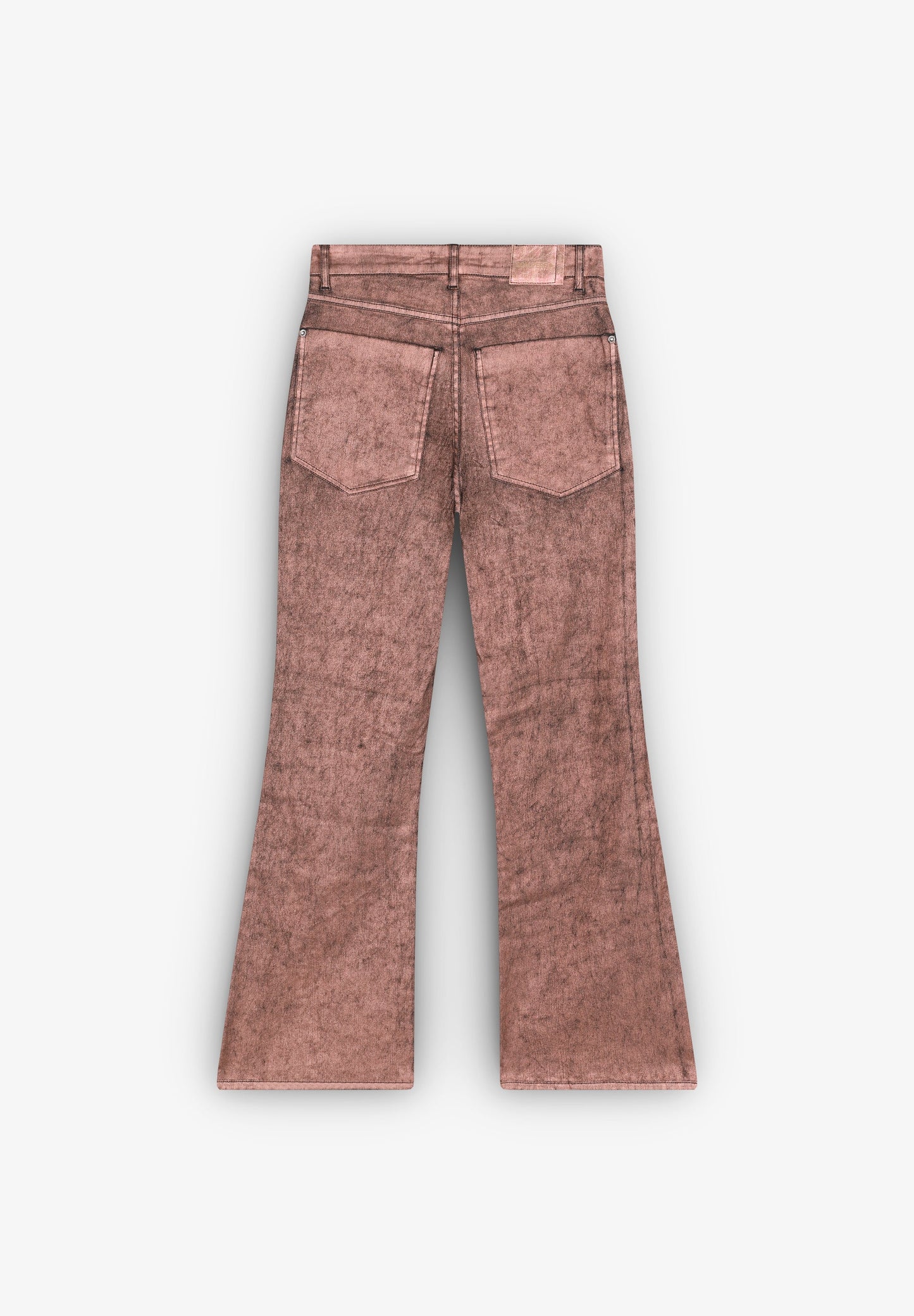 FOIL ANKLE FLARE JEANS