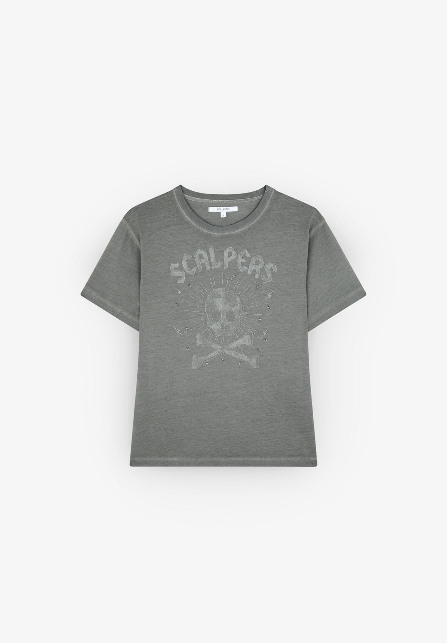 STAR STUDDED PRINTED T-SHIRT