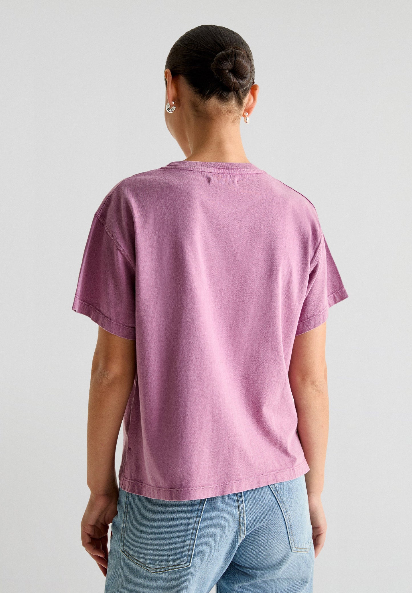 FADED T-SHIRT WITH FRONT PRINT