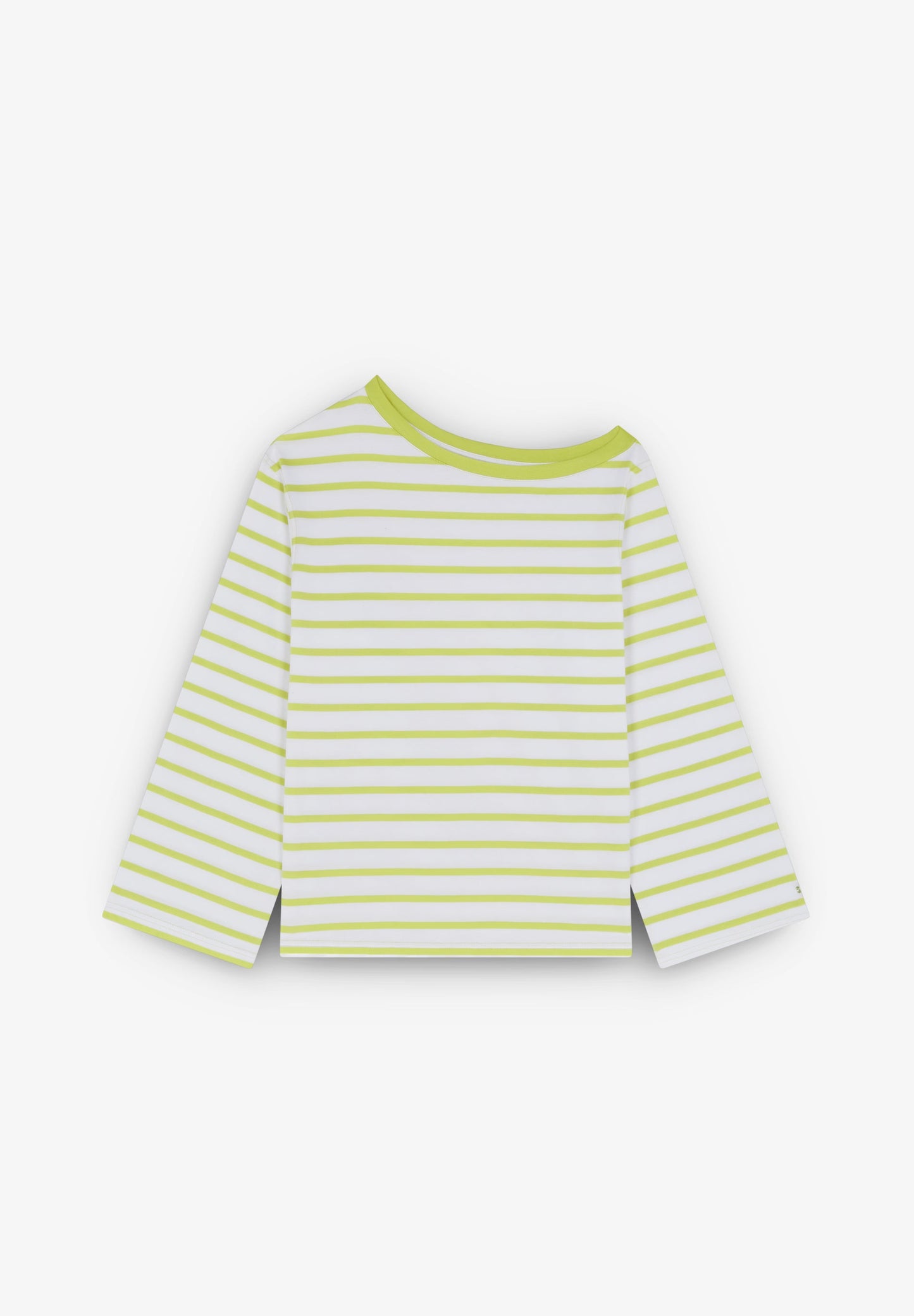 ASYMMETRIC STRIPED T-SHIRT