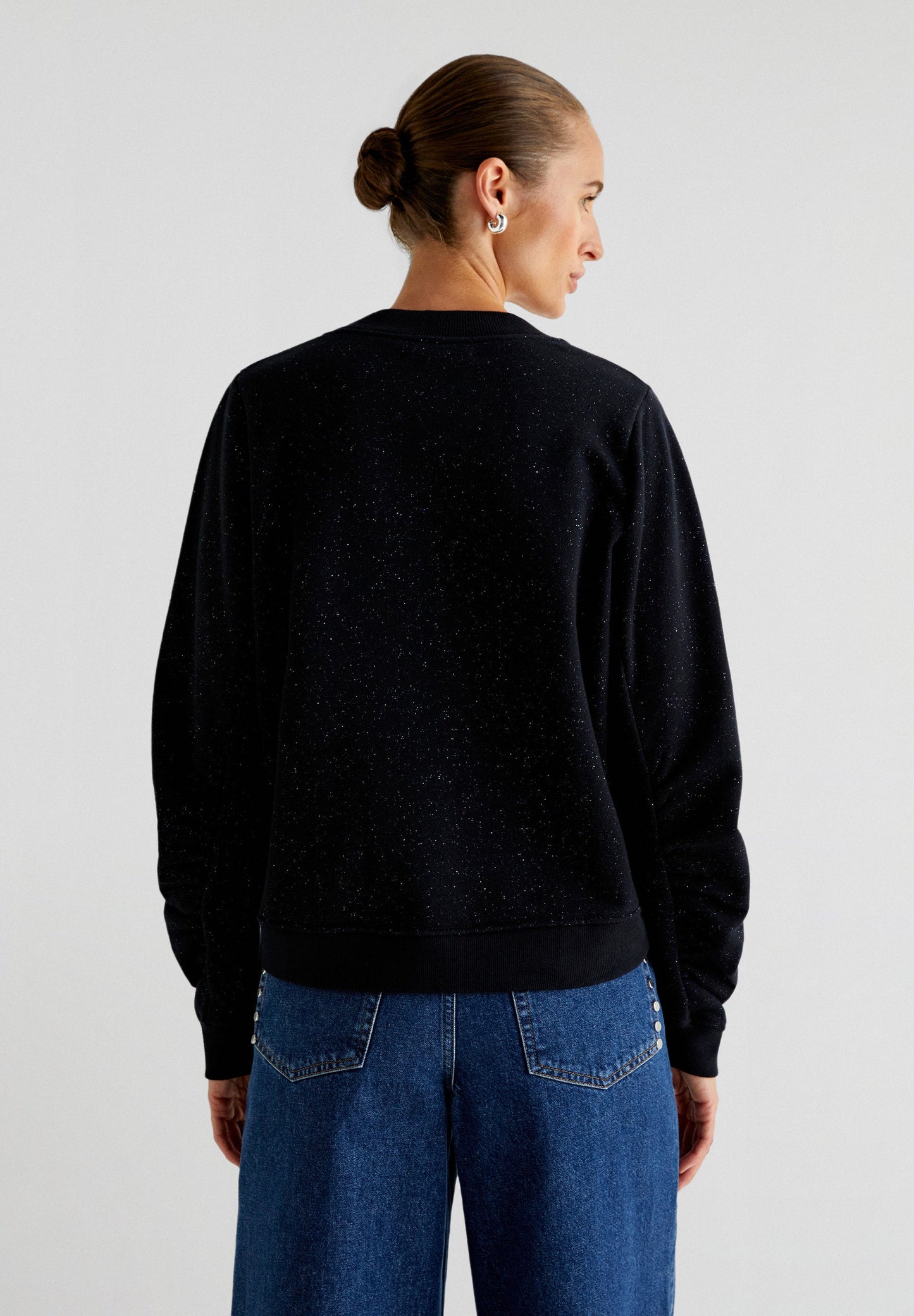 SWEATSHIRT WITH LUREX DETAILS