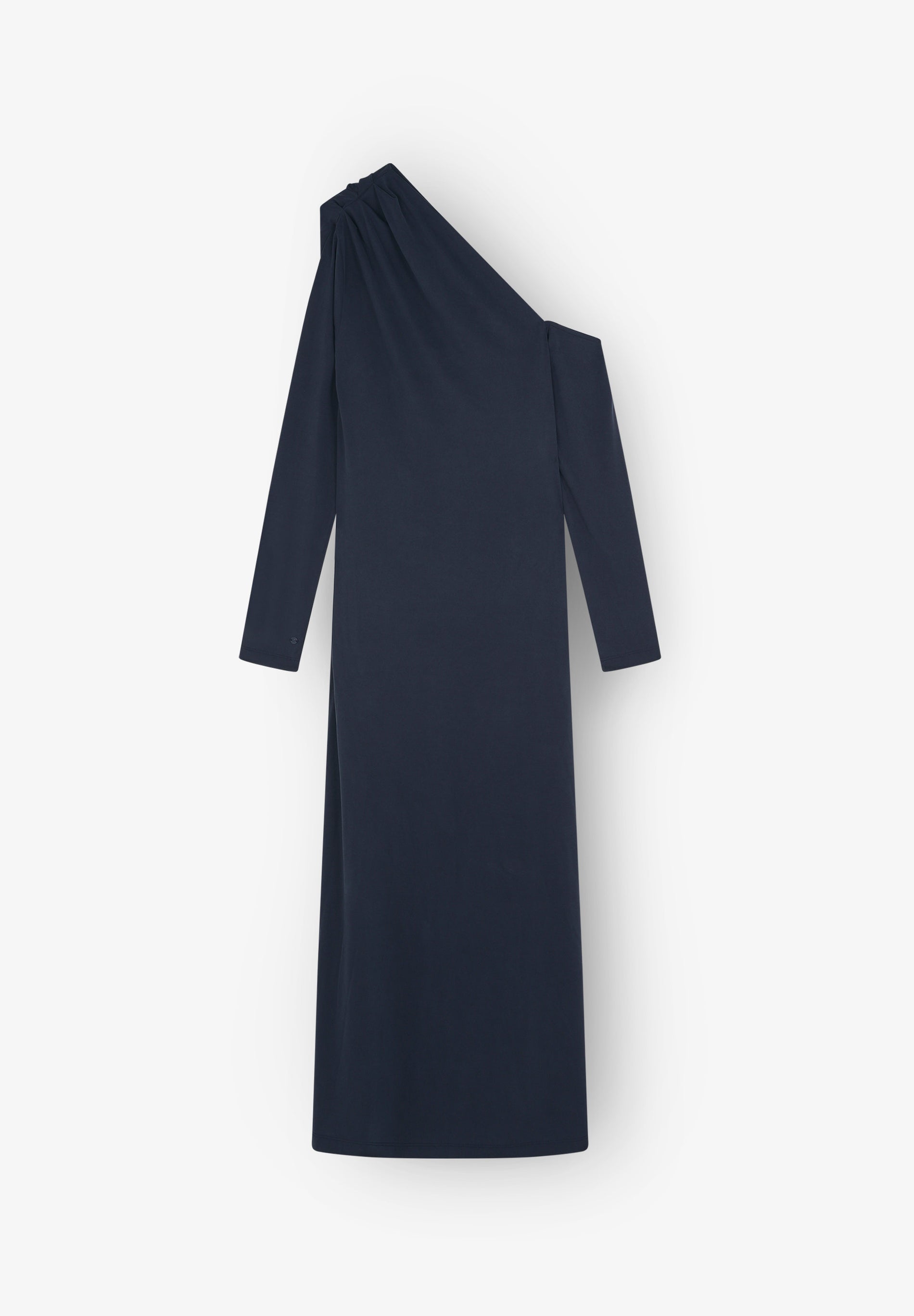 ASYMMETRIC NECKLINE DRESS