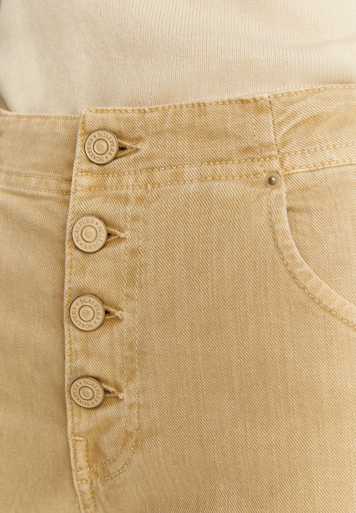 CULOTTE JEANS WITH BUTTONS