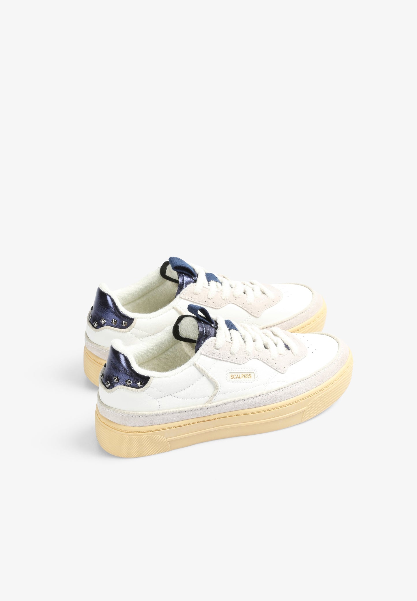 TERRY LACE-UP SNEAKERS