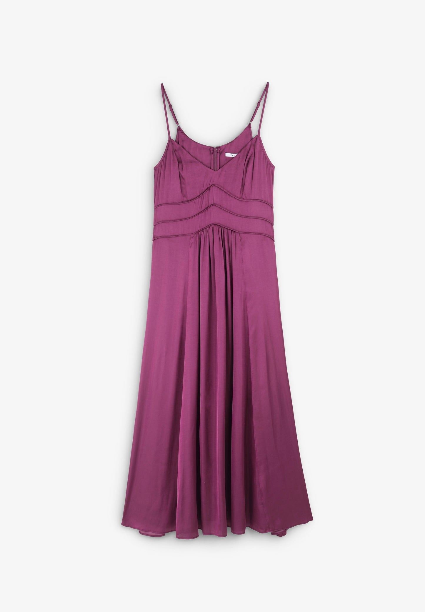 GATHERED SLIP DRESS