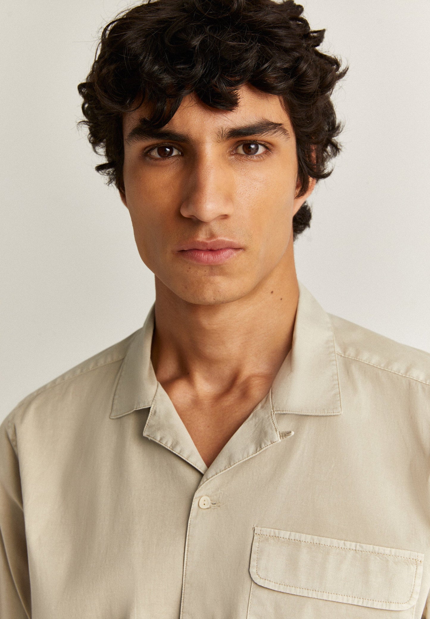 SHIRT WITH PYJAMA-STYLE COLLAR