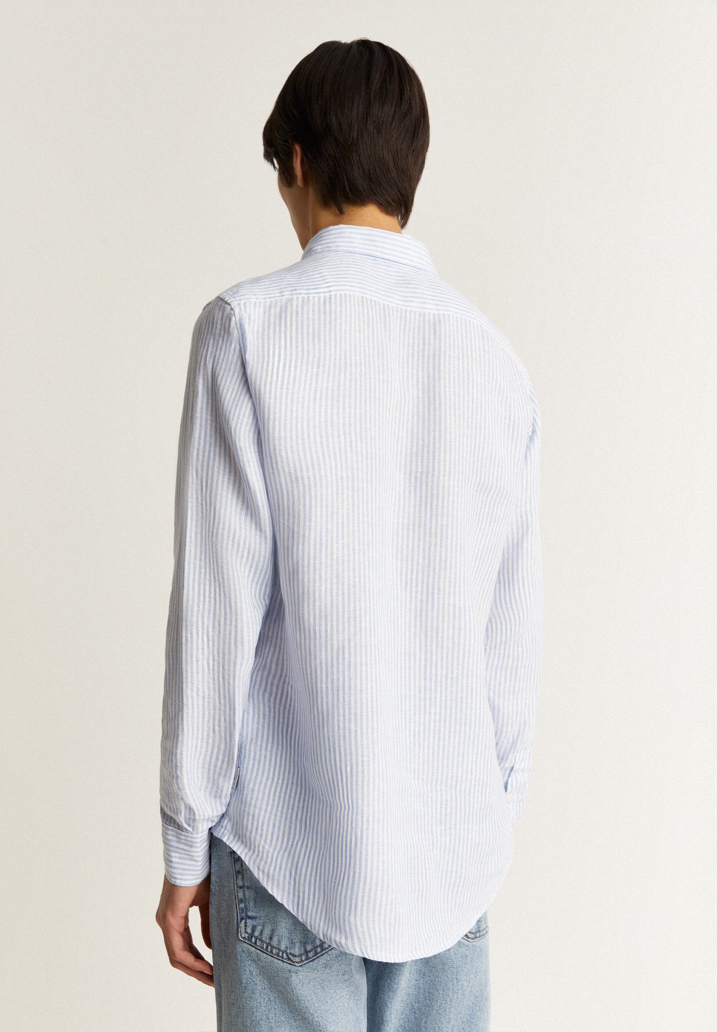 STRIPED LINEN SHIRT