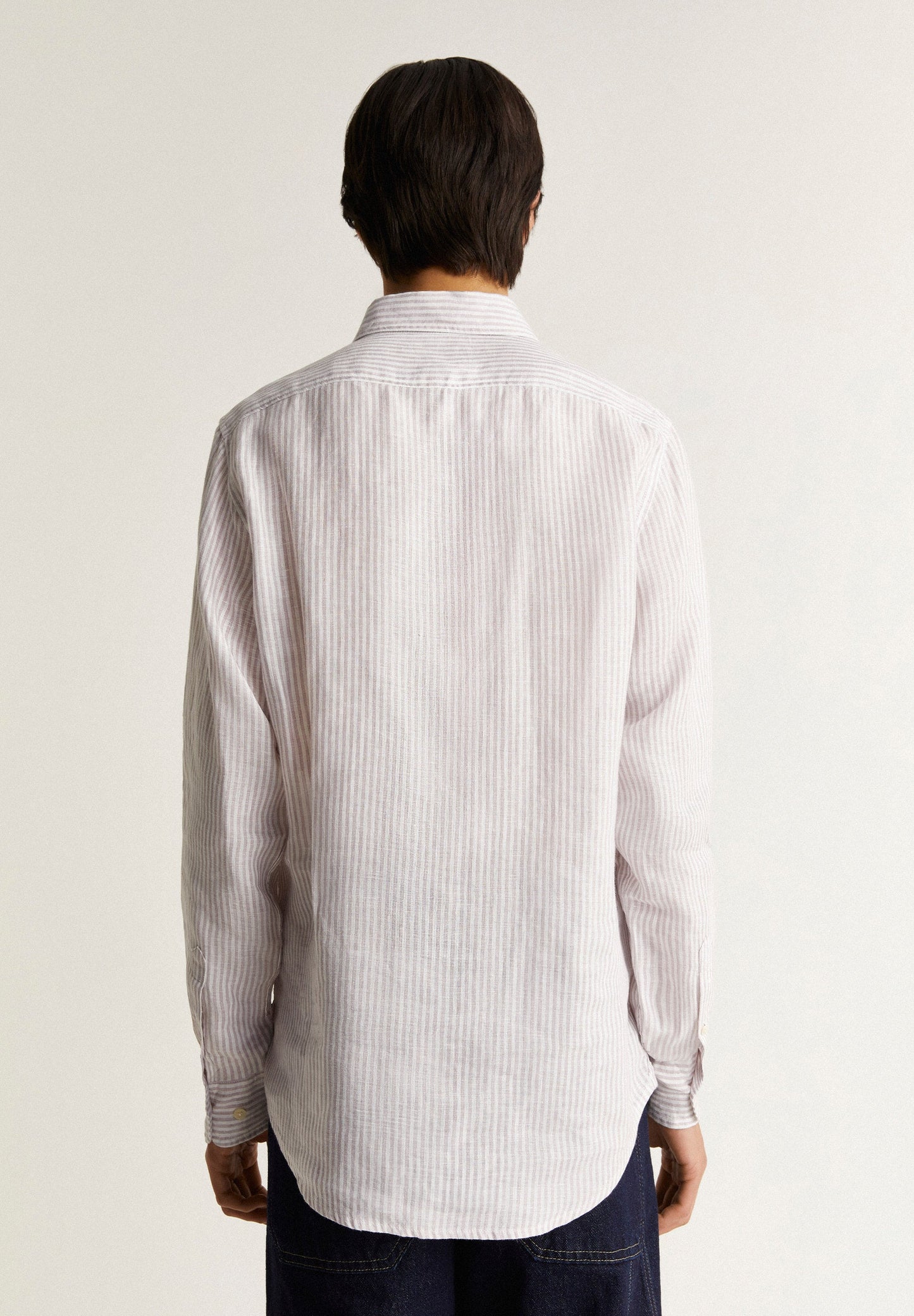 STRIPED LINEN SHIRT