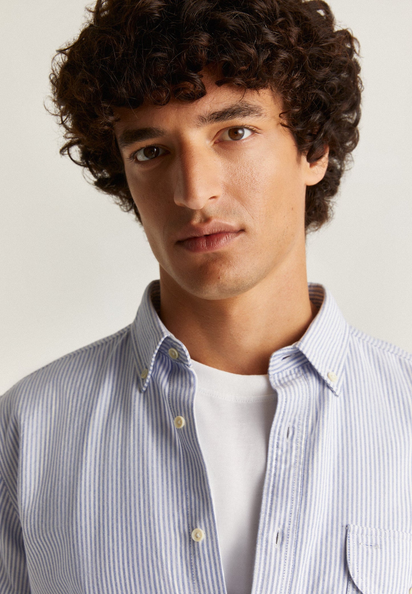 PREMIUM STRIPED OXFORD SHIRT WITH POCKET