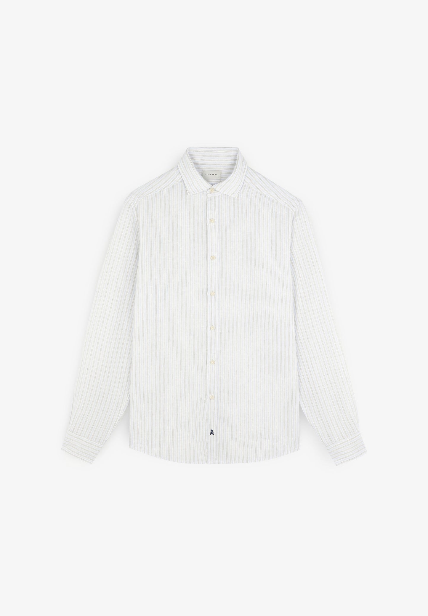 PREMIUM STRIPED LINEN SLIM-FIT SHIRT