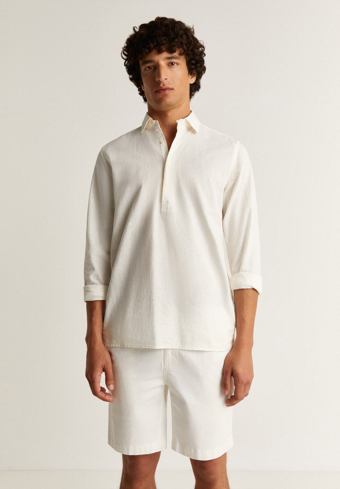 POLO SHIRT WITH EMBROIDERED SKULL