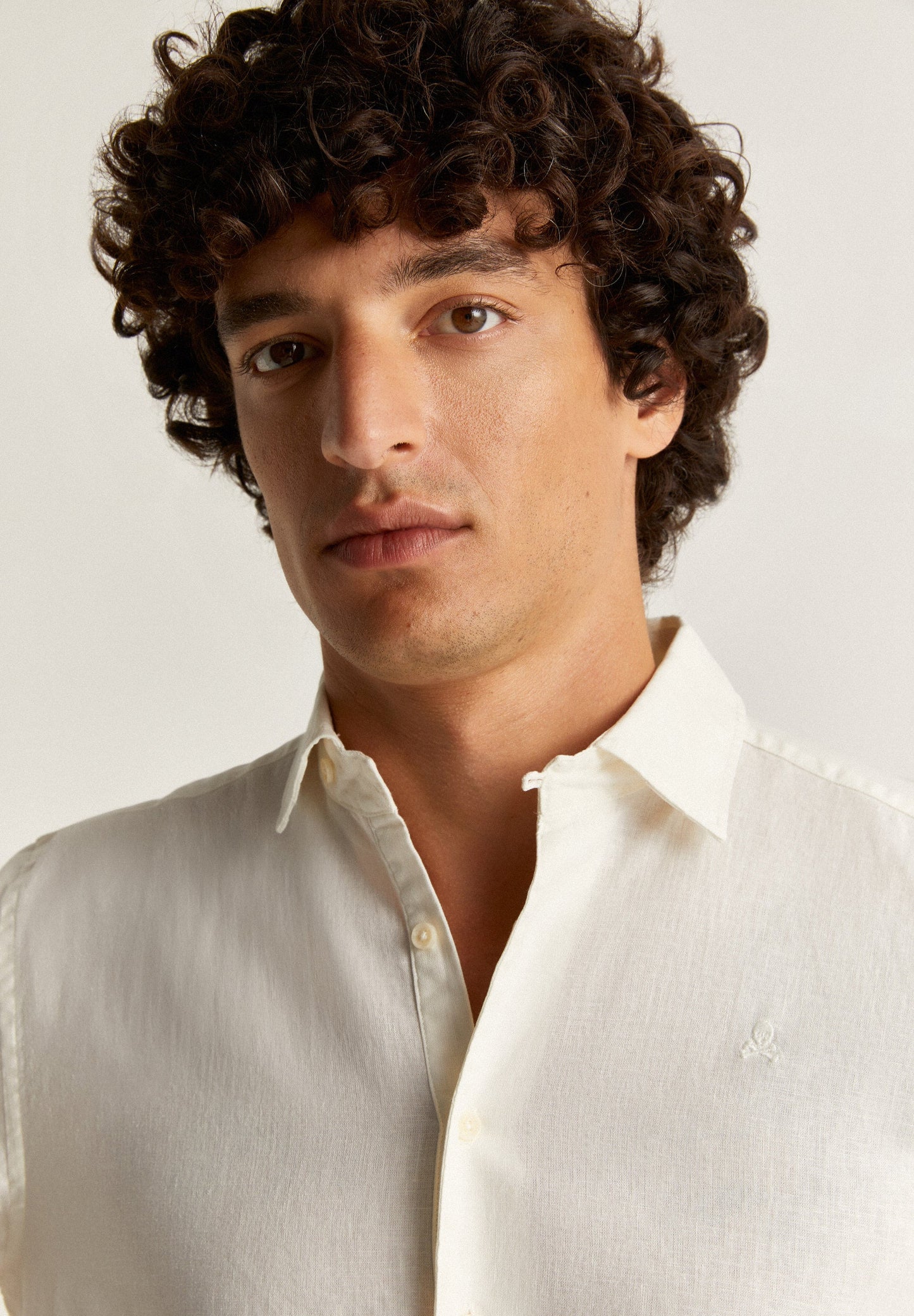 POLO SHIRT WITH EMBROIDERED SKULL