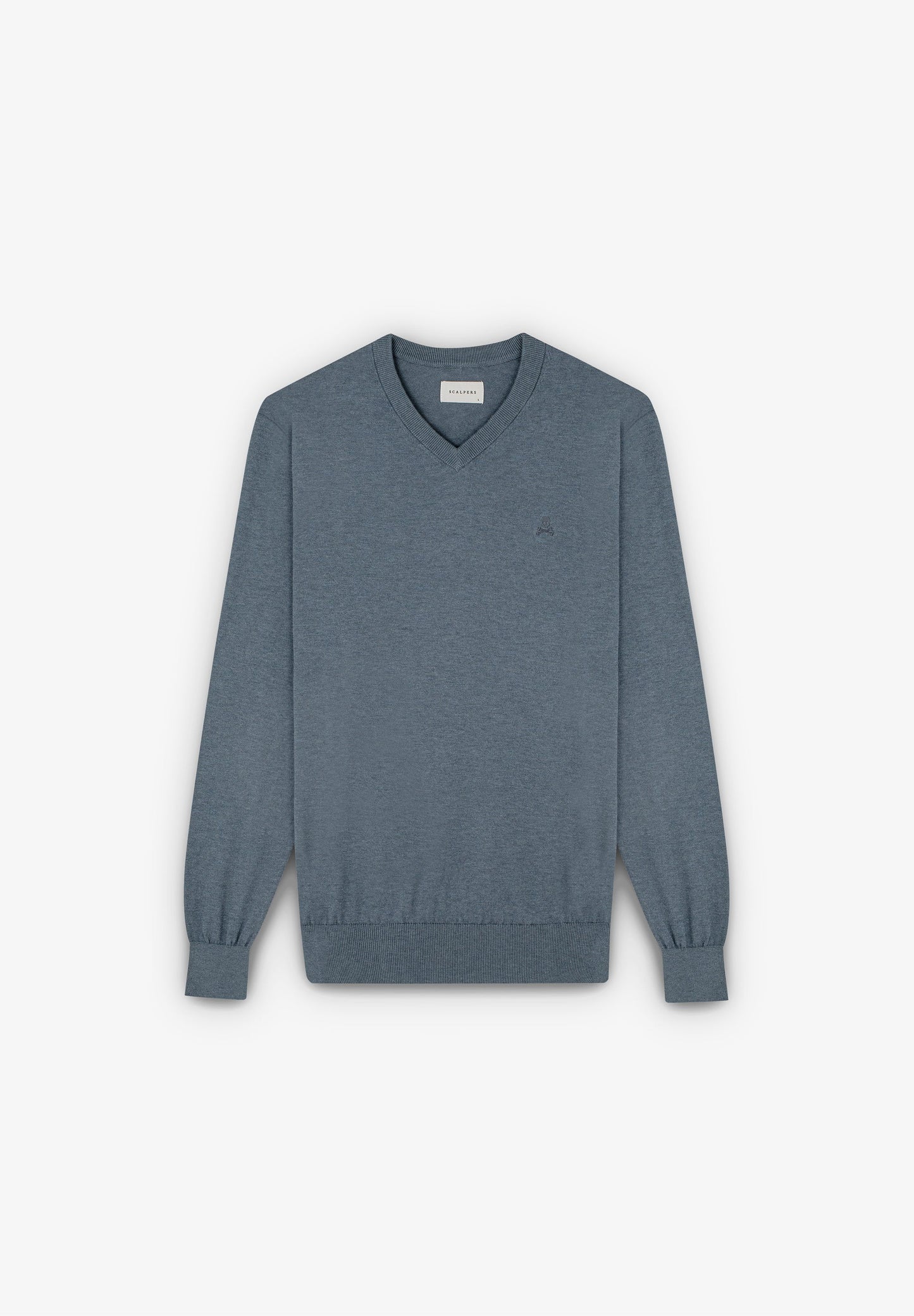 V-NECK LOGO SWEATER