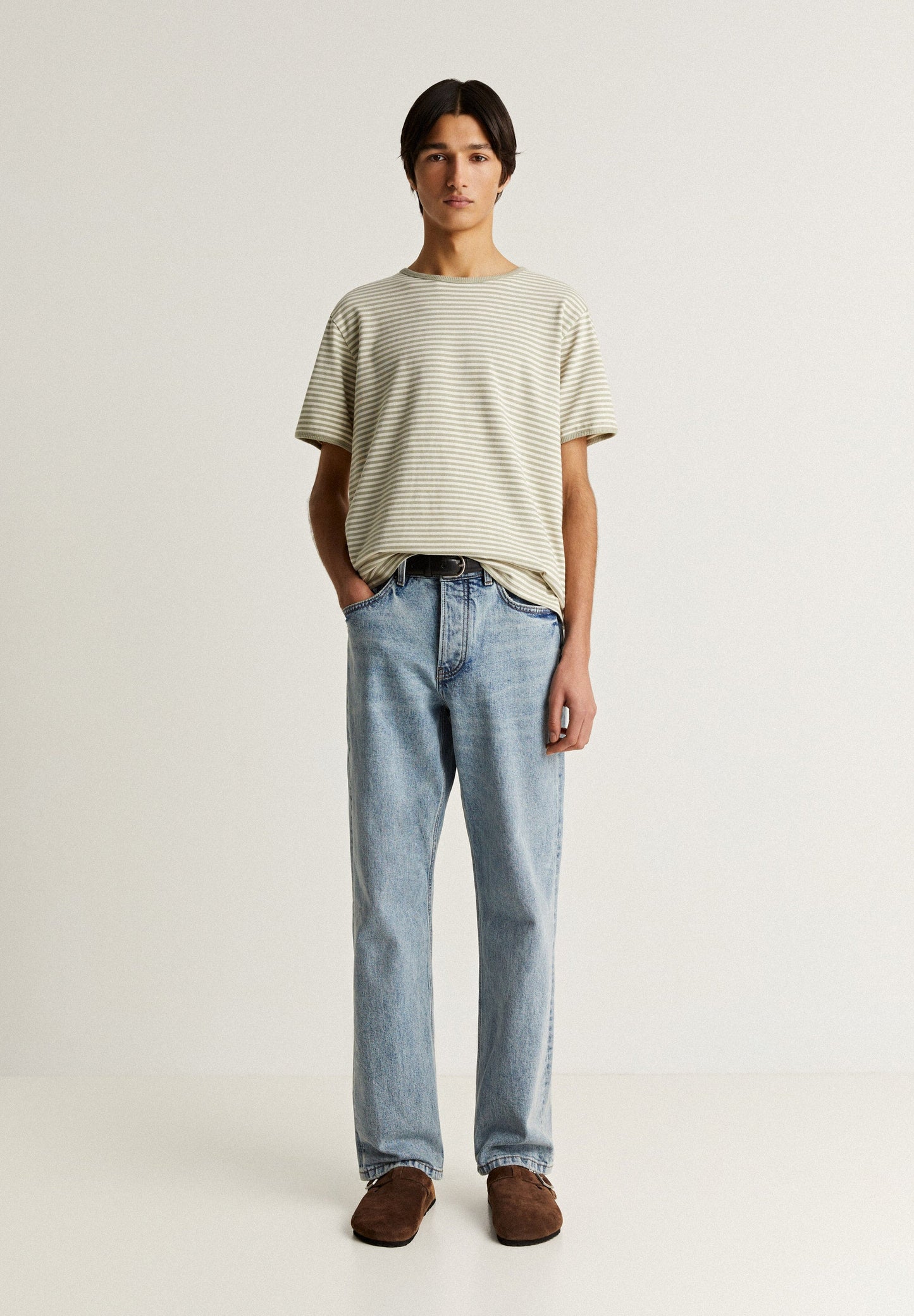 STRIPED COTTON T-SHIRT