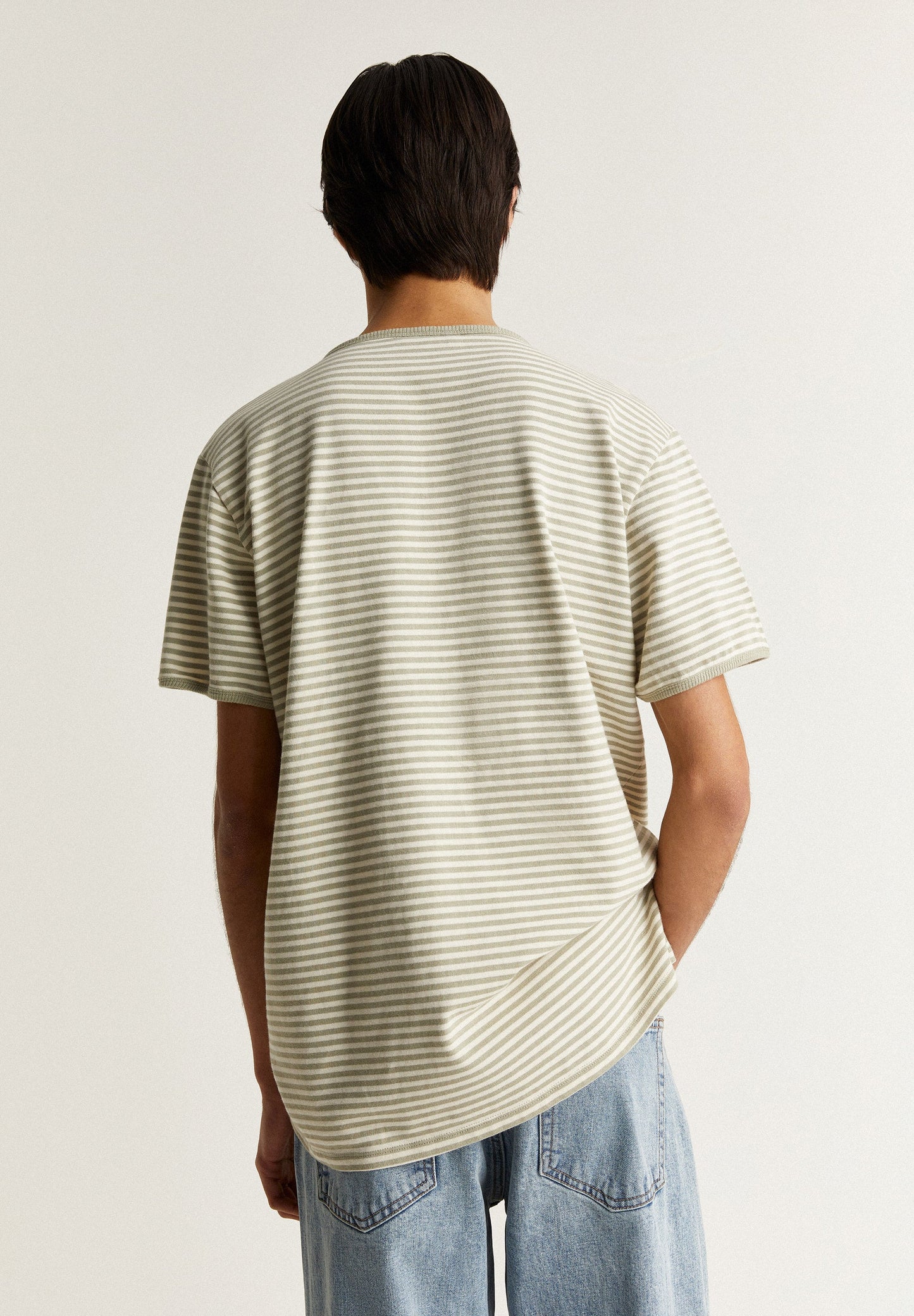 STRIPED COTTON T-SHIRT