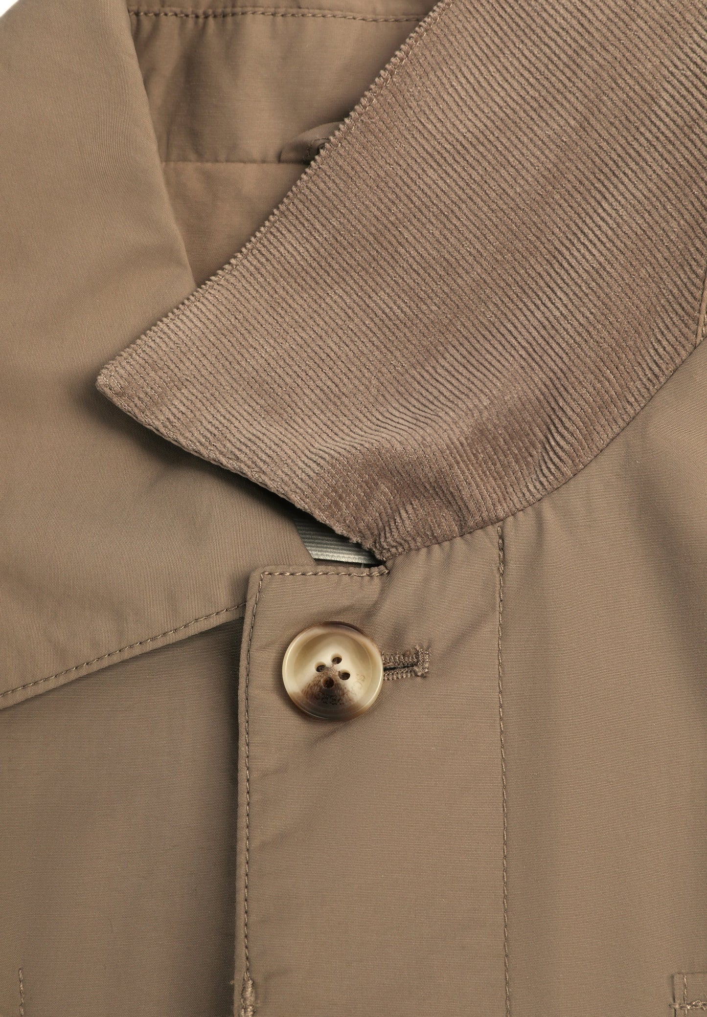 OVERSHIRT WITH CORDUROY COLLAR DETAIL