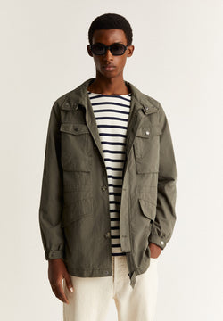 MILITARY JACKET WITH POCKETS
