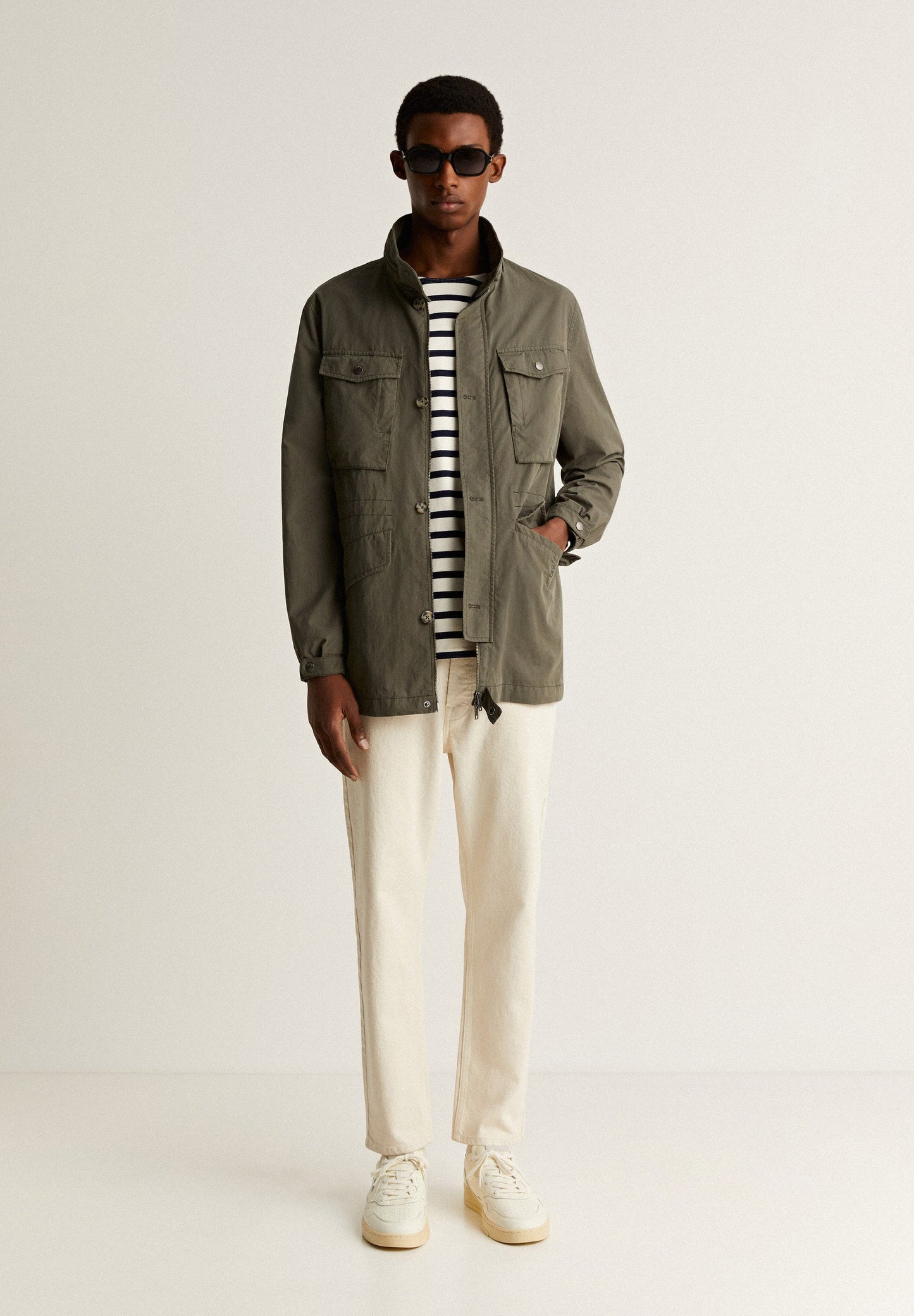 MILITARY JACKET WITH POCKETS