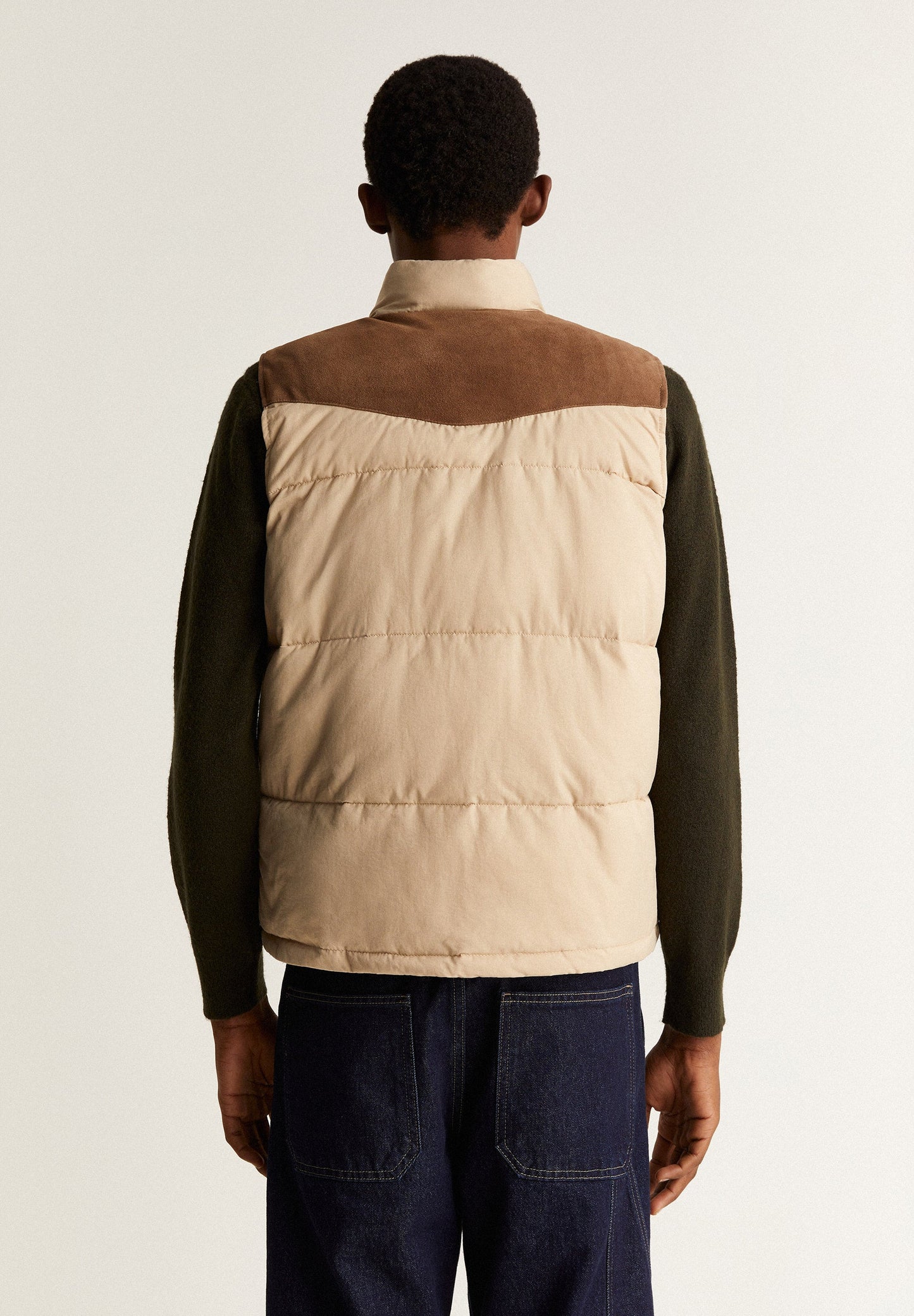 PREMIUM QUILTED WAISTCOAT WITH CONTRAST DETAILS