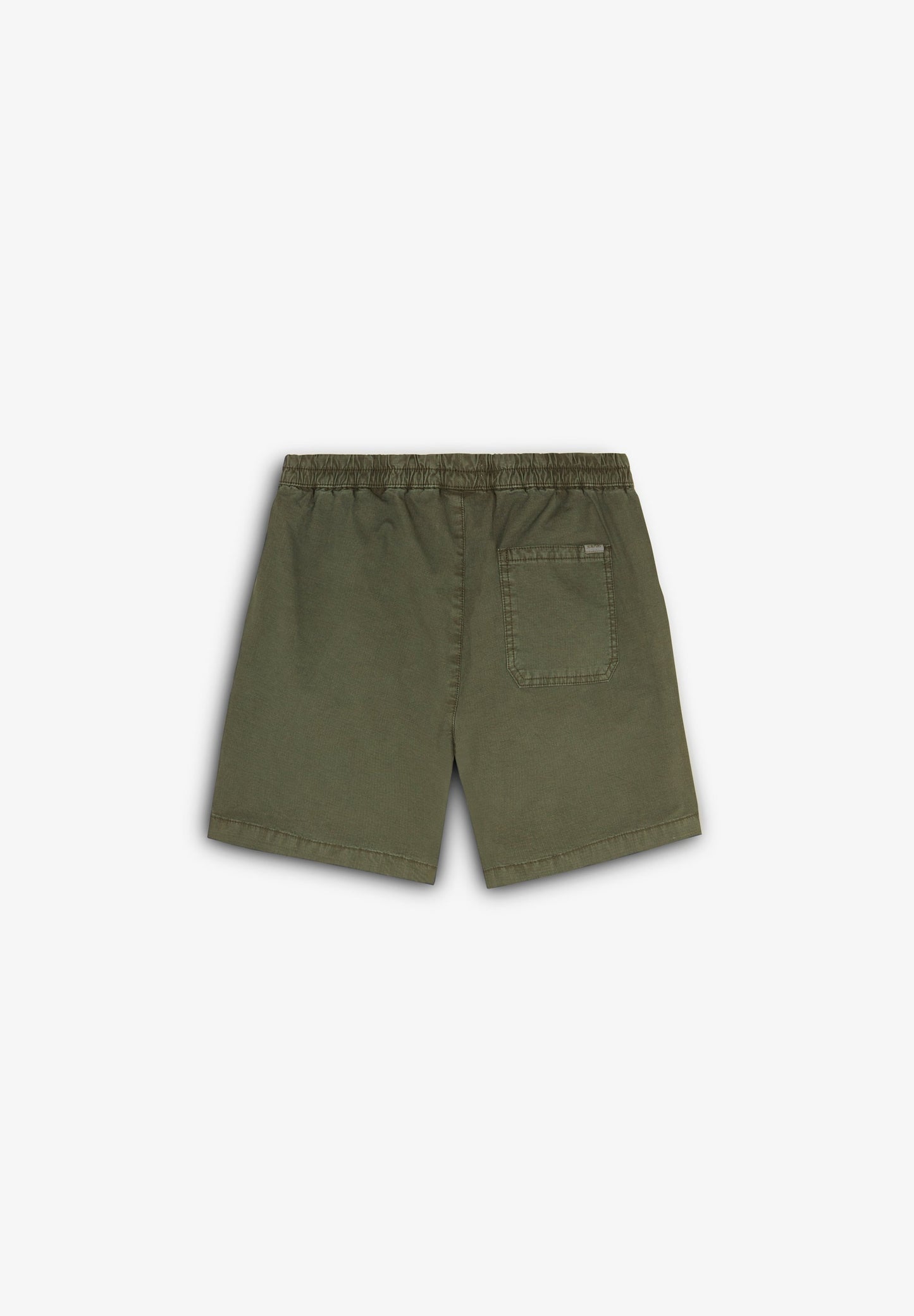 BERMUDA SHORTS WITH ELASTICATED DRAWSTRING WAISTBAND