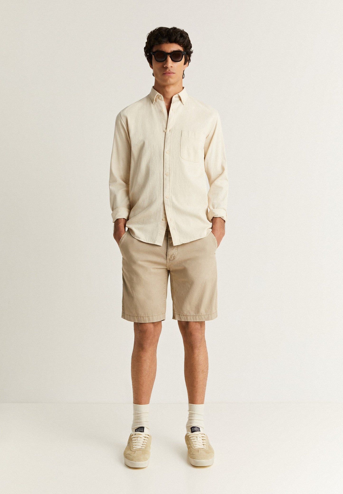 COTTON BERMUDA SHORTS
