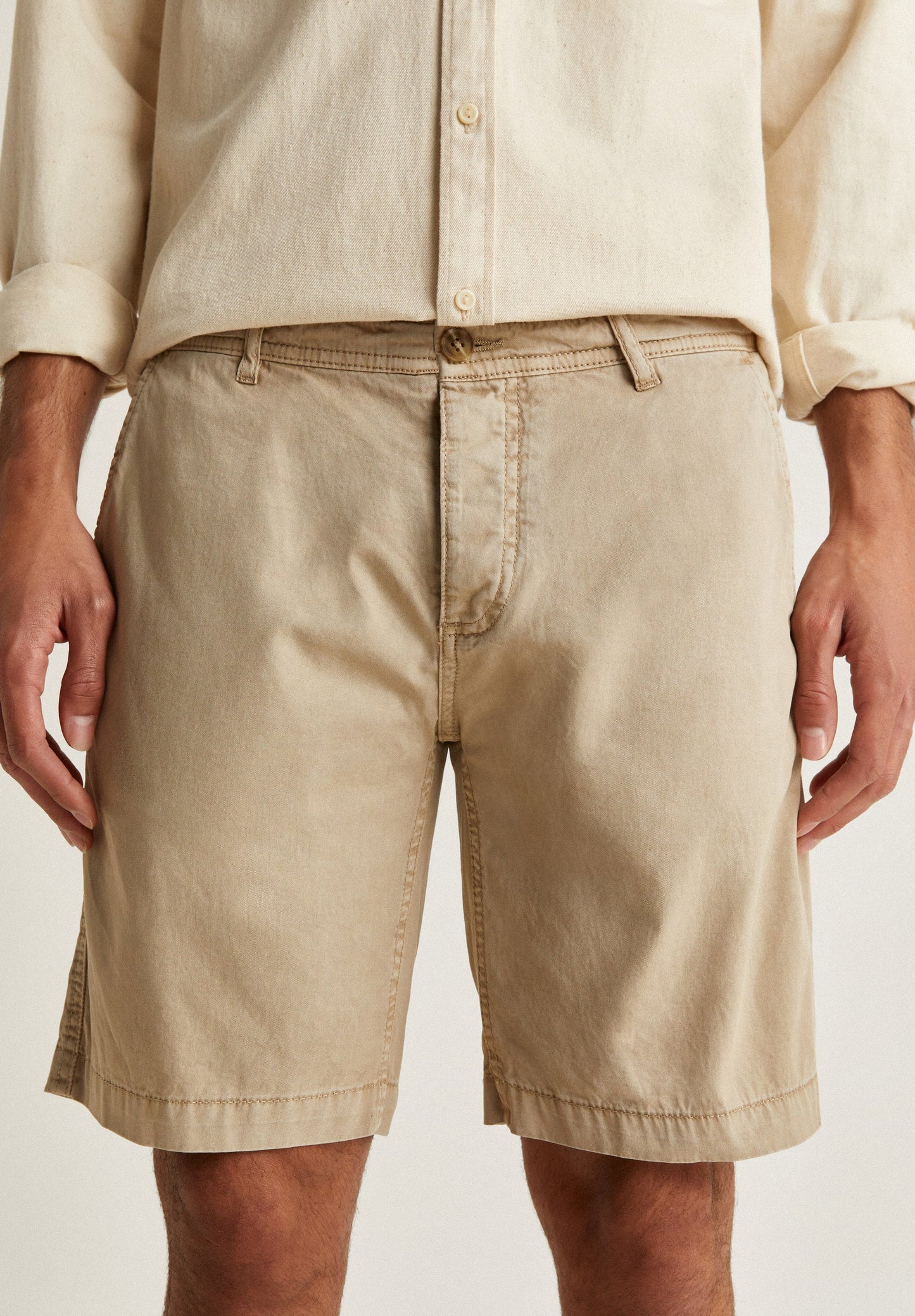 COTTON BERMUDA SHORTS