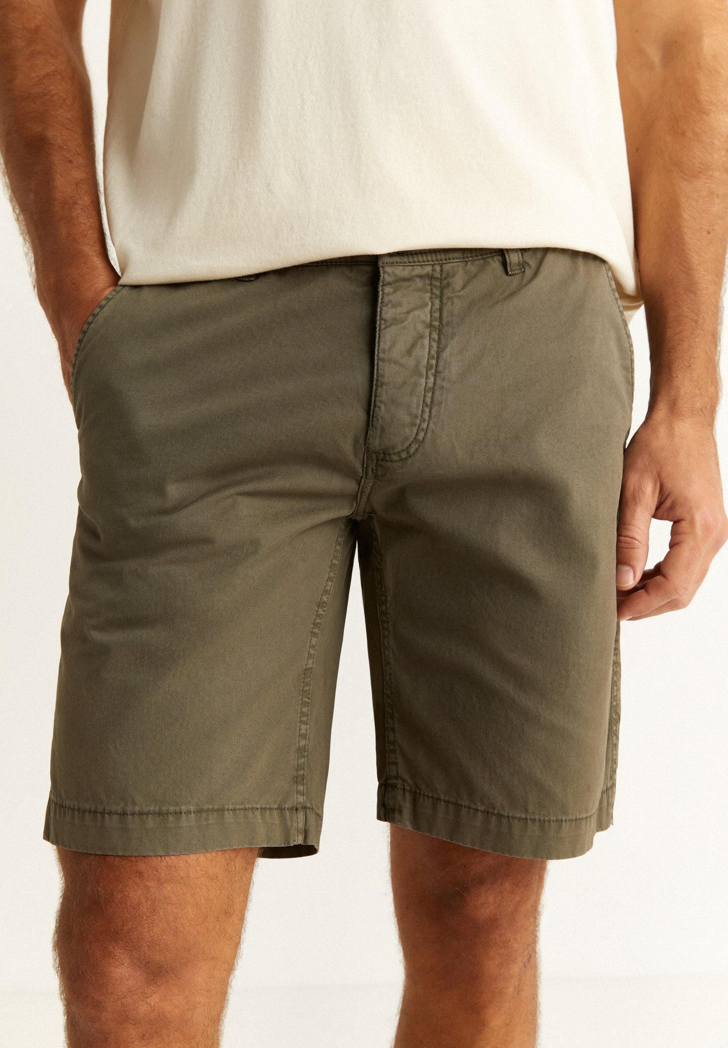 COTTON BERMUDA SHORTS