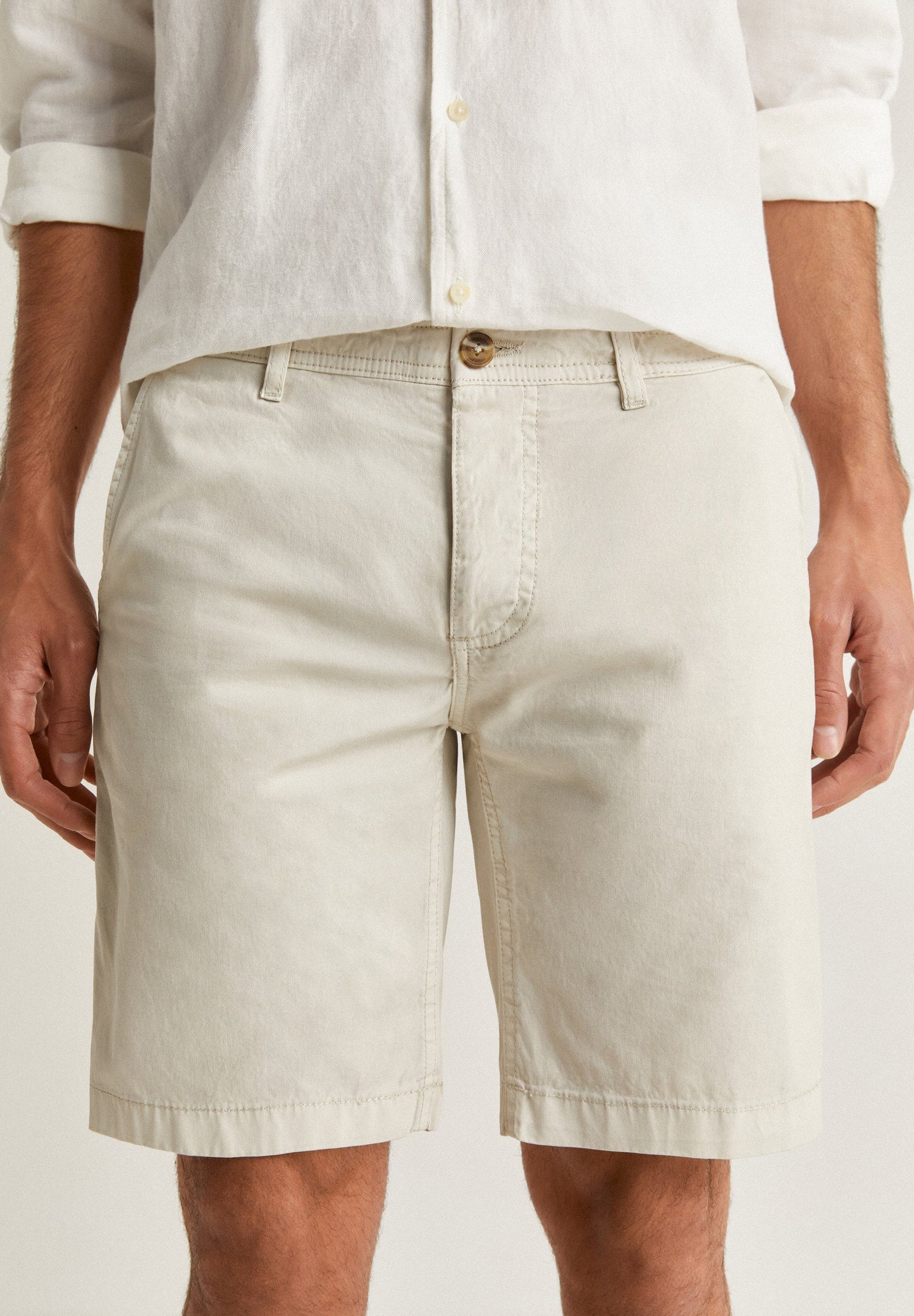 COTTON BERMUDA SHORTS