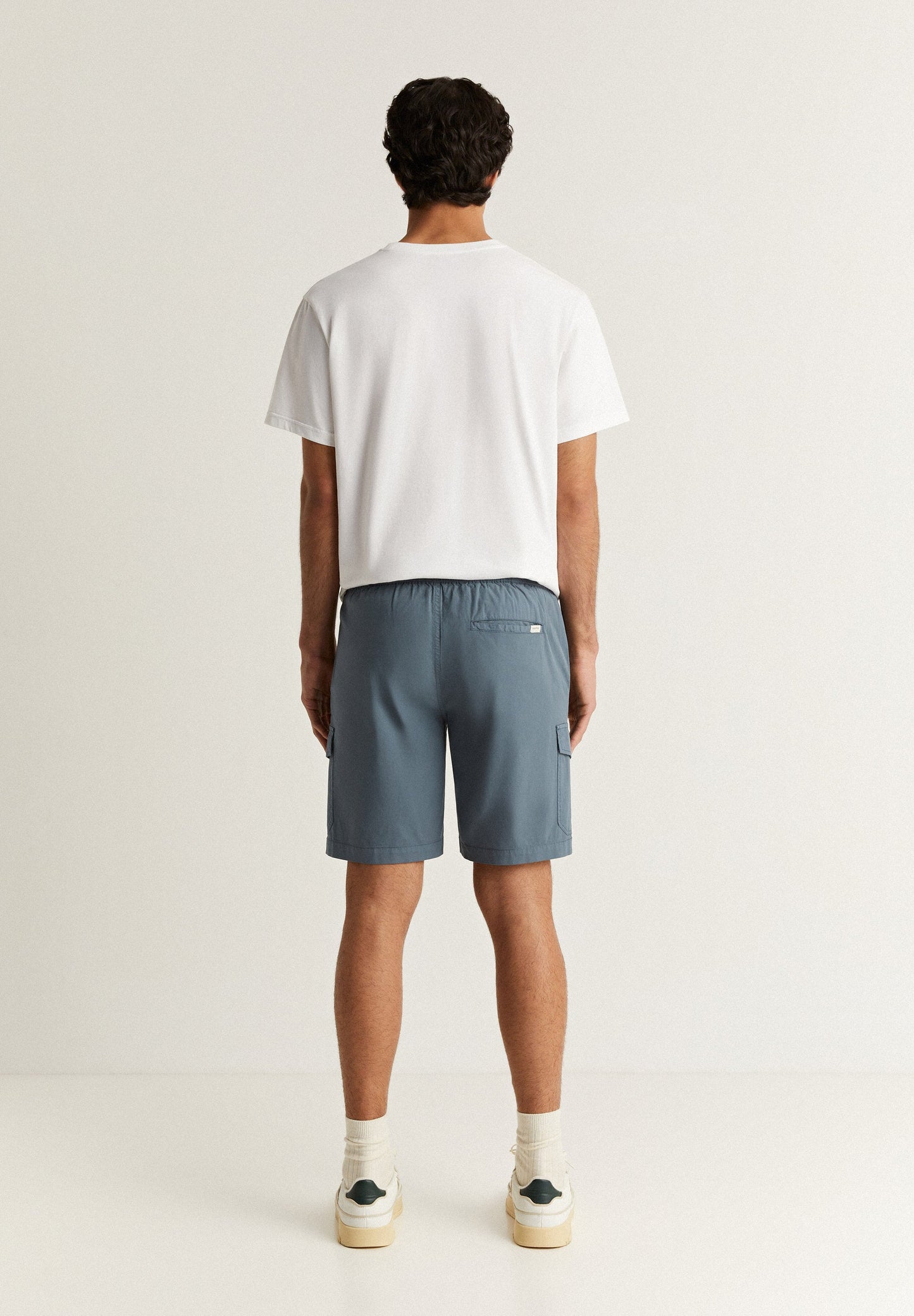 CARGO BERMUDA SHORTS WITH CONTRAST DRAWSTRING