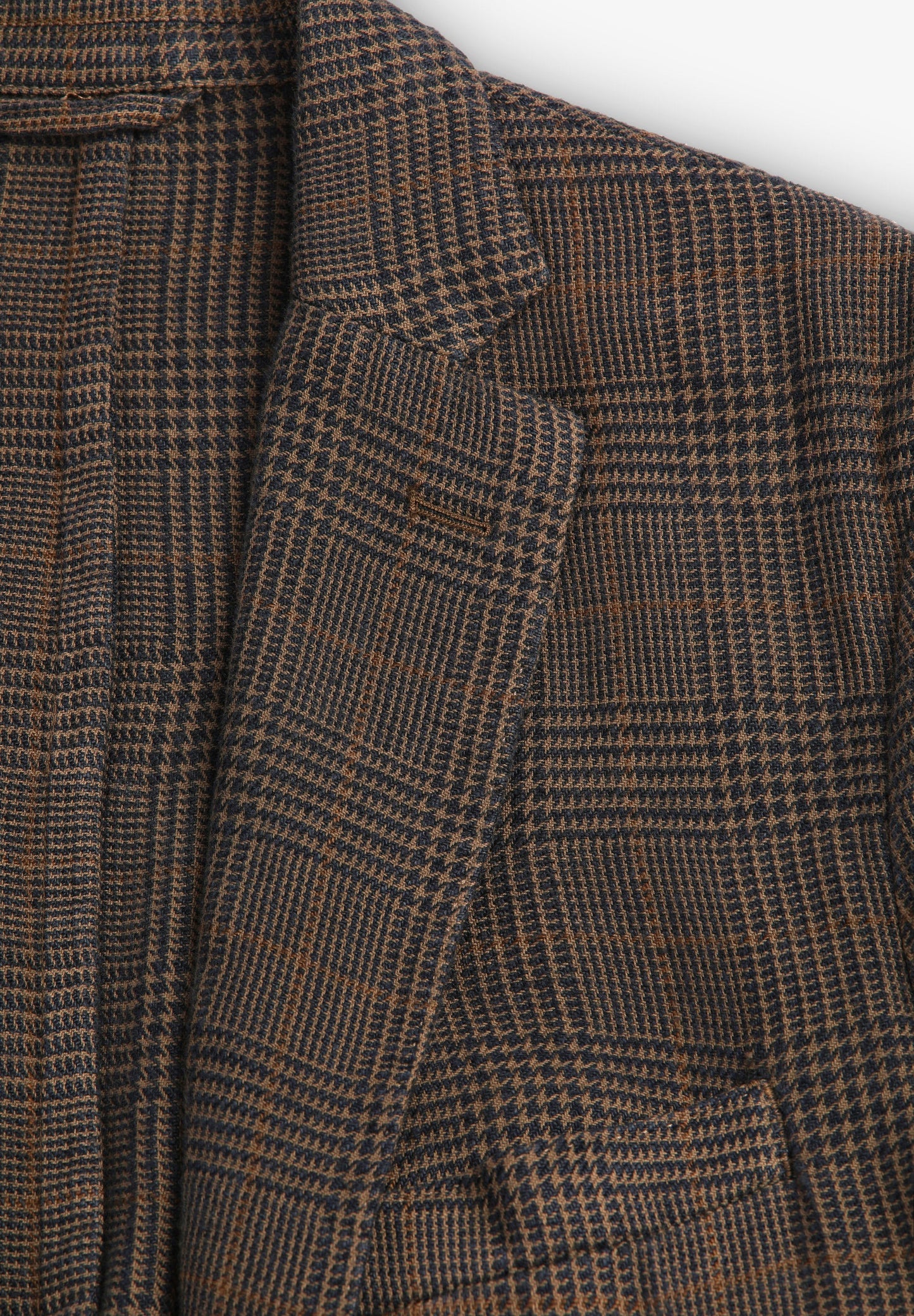 GLEN PLAID LINEN BLAZER