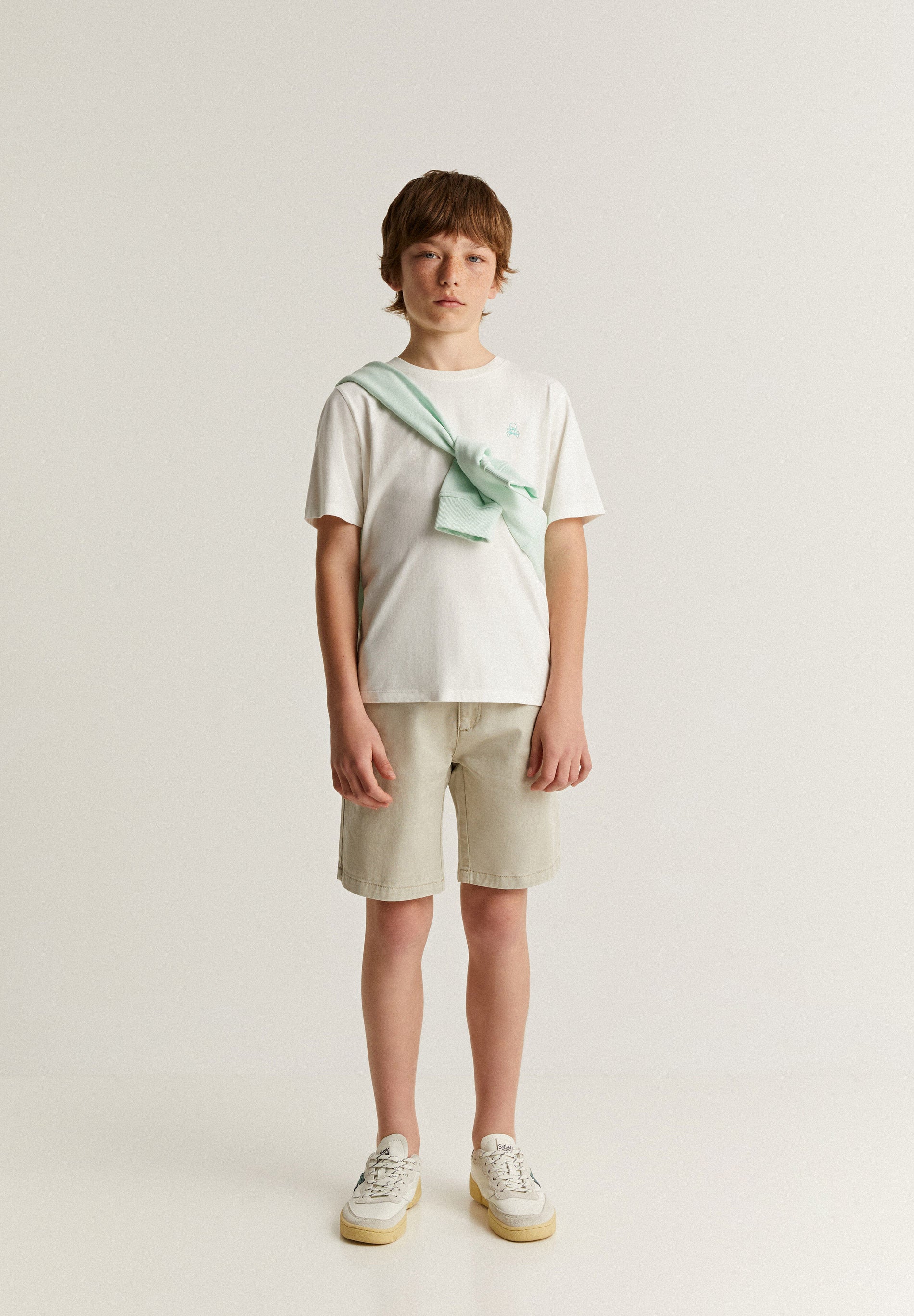 COTTON BERMUDA SHORTS