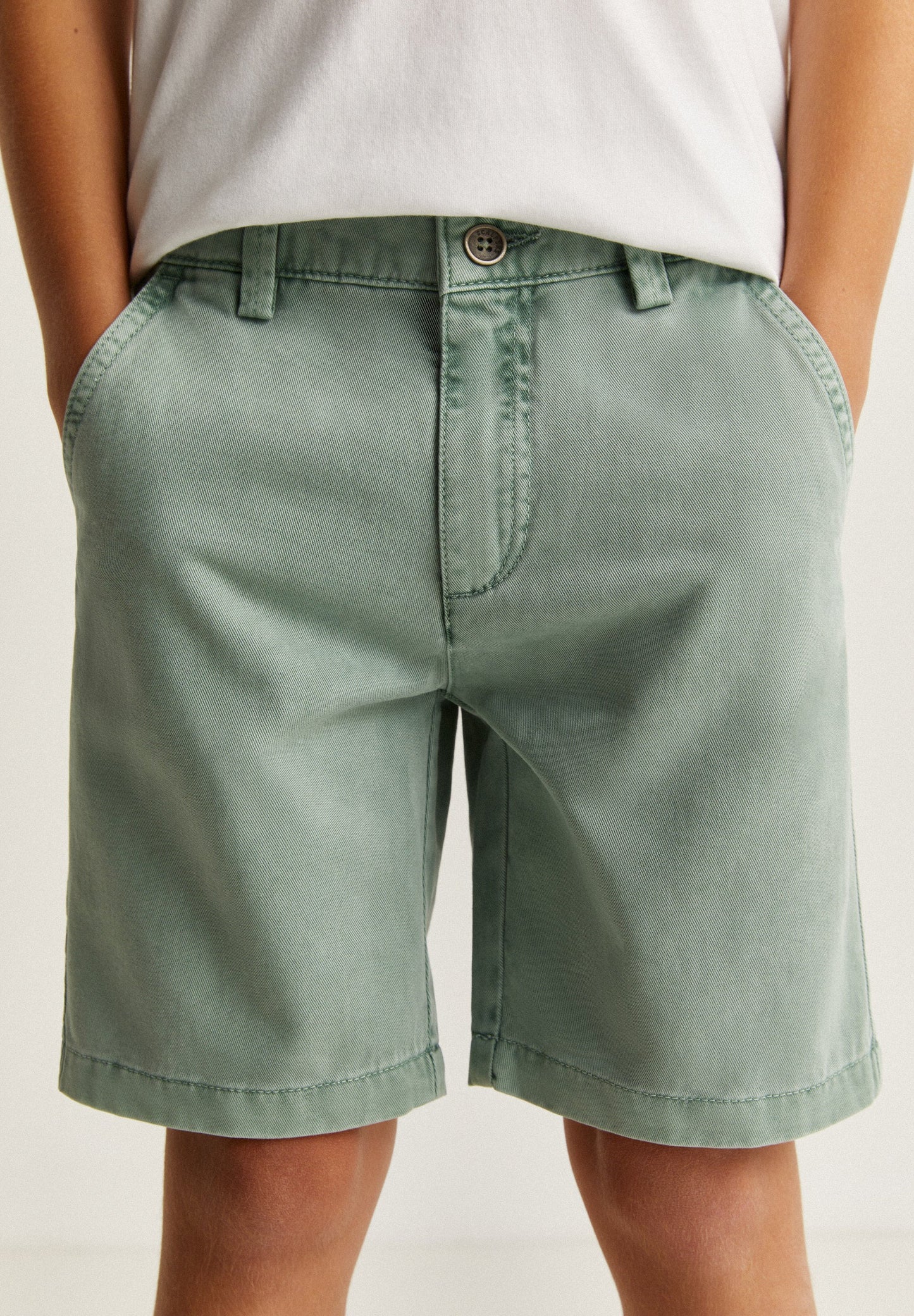 COTTON BERMUDA SHORTS