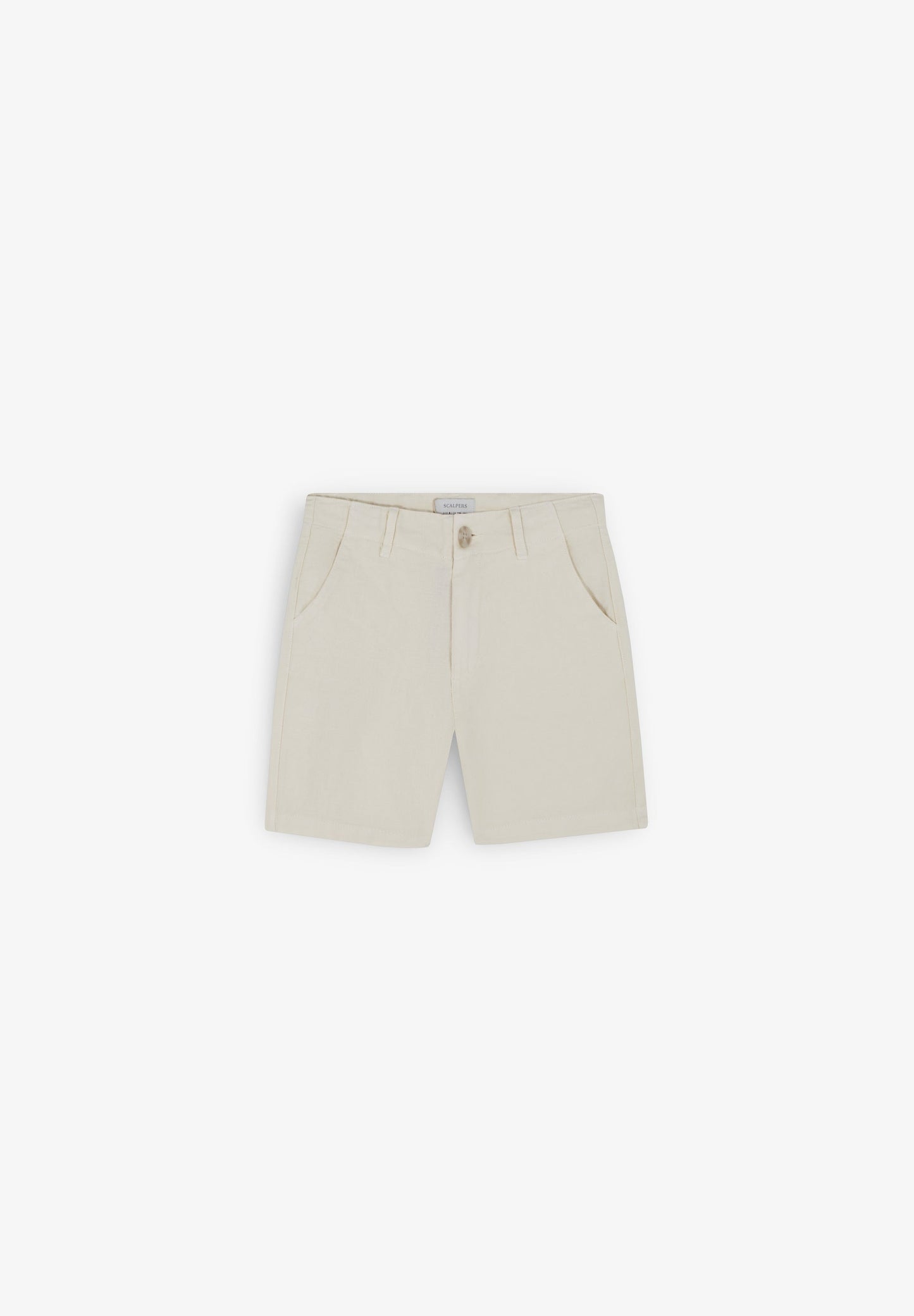 COTTON LINEN BERMUDA SHORTS