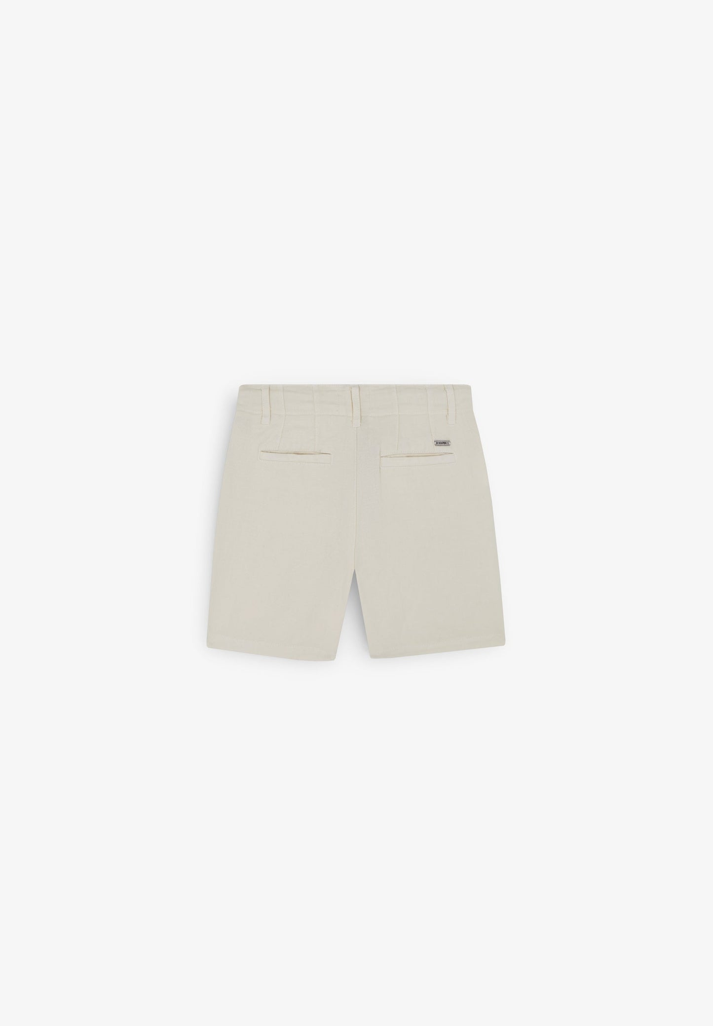 COTTON LINEN BERMUDA SHORTS