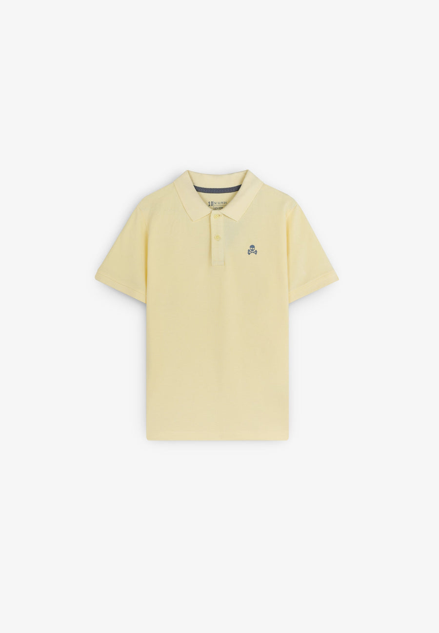 POLO SHIRT WITH CONTRAST SKULL